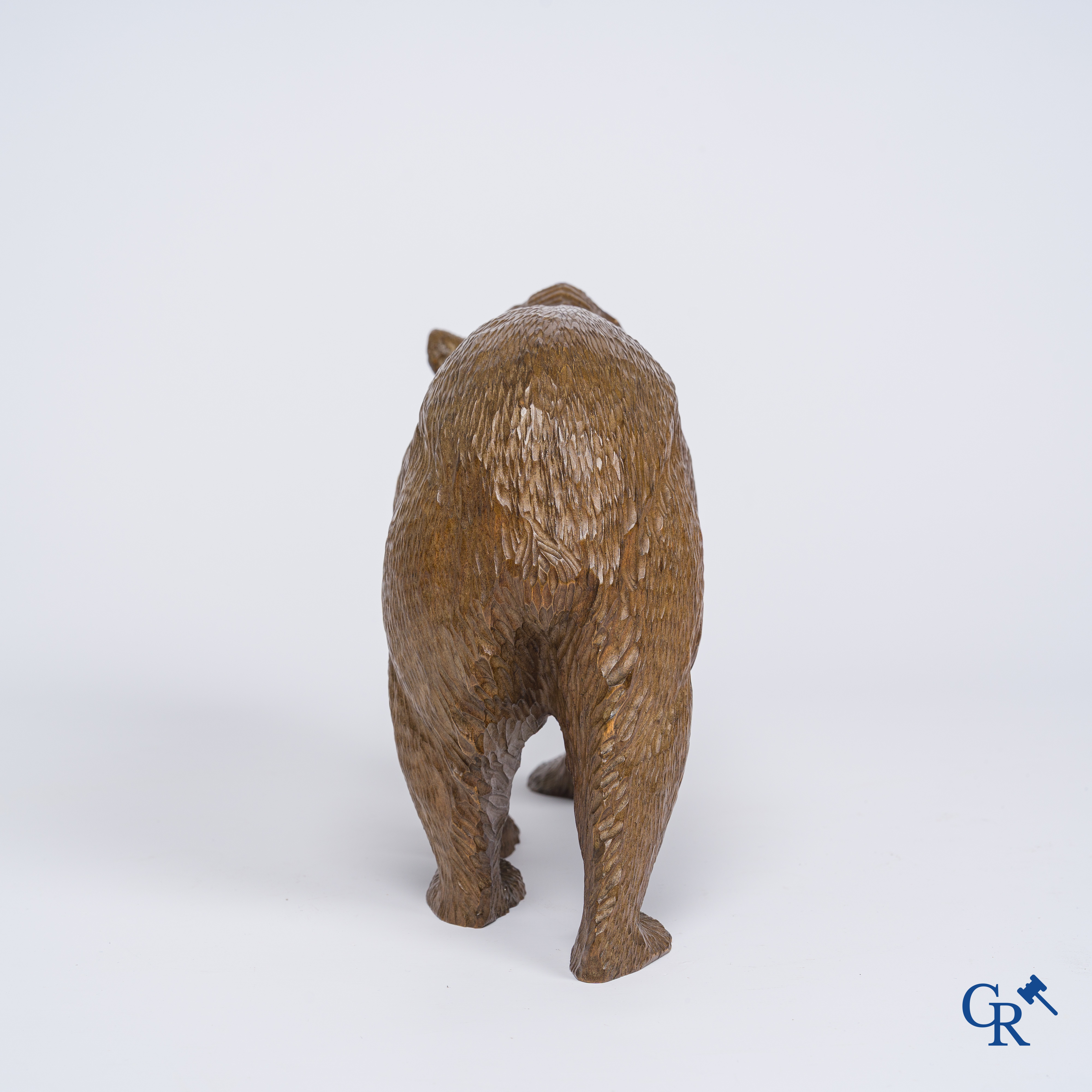 Black Forest. A walking bear in so-called "Black Forest" wood carving.