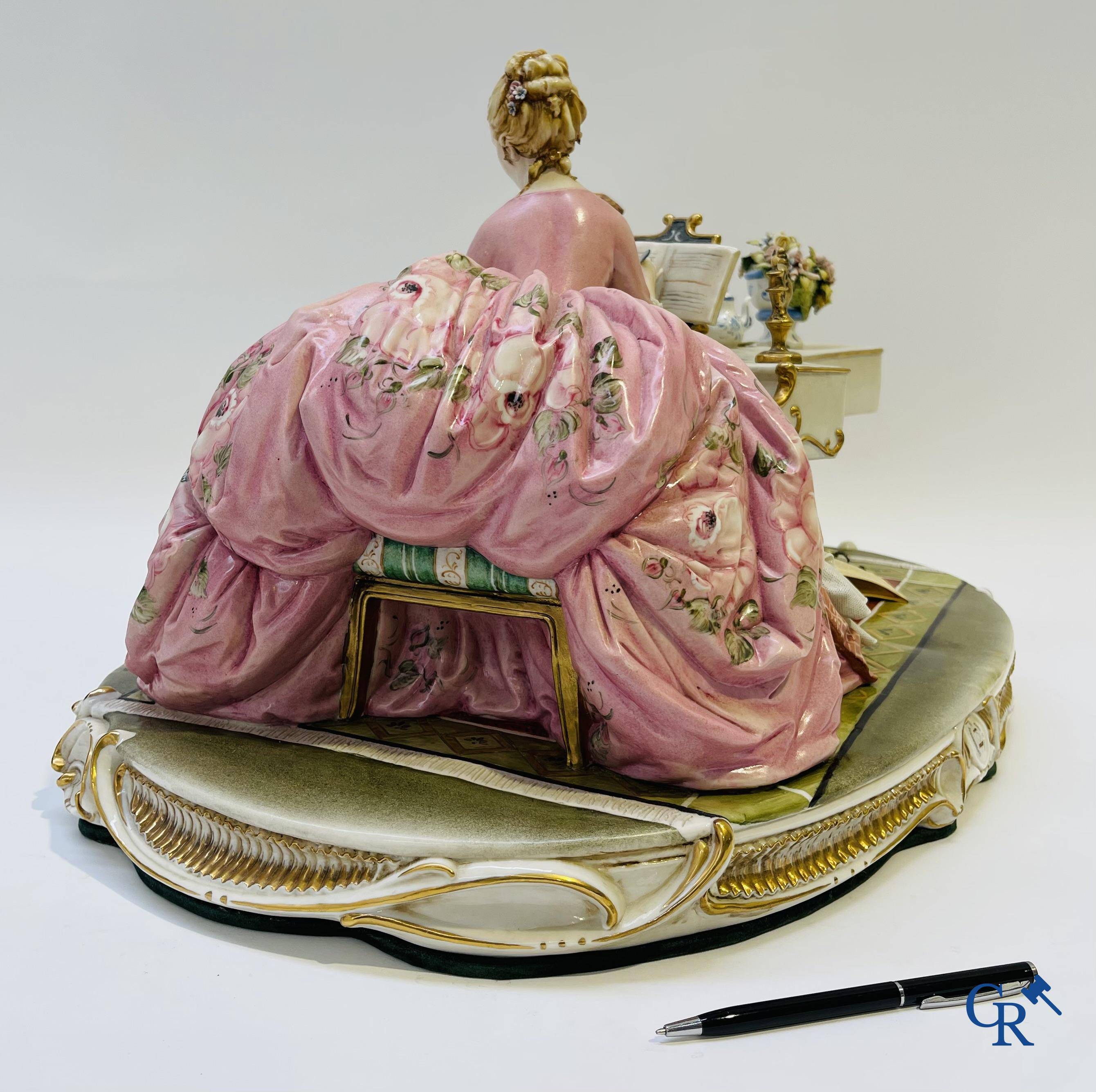 Porcelain: Capodimonte: Luciano Cazzola: “The music lesson.”