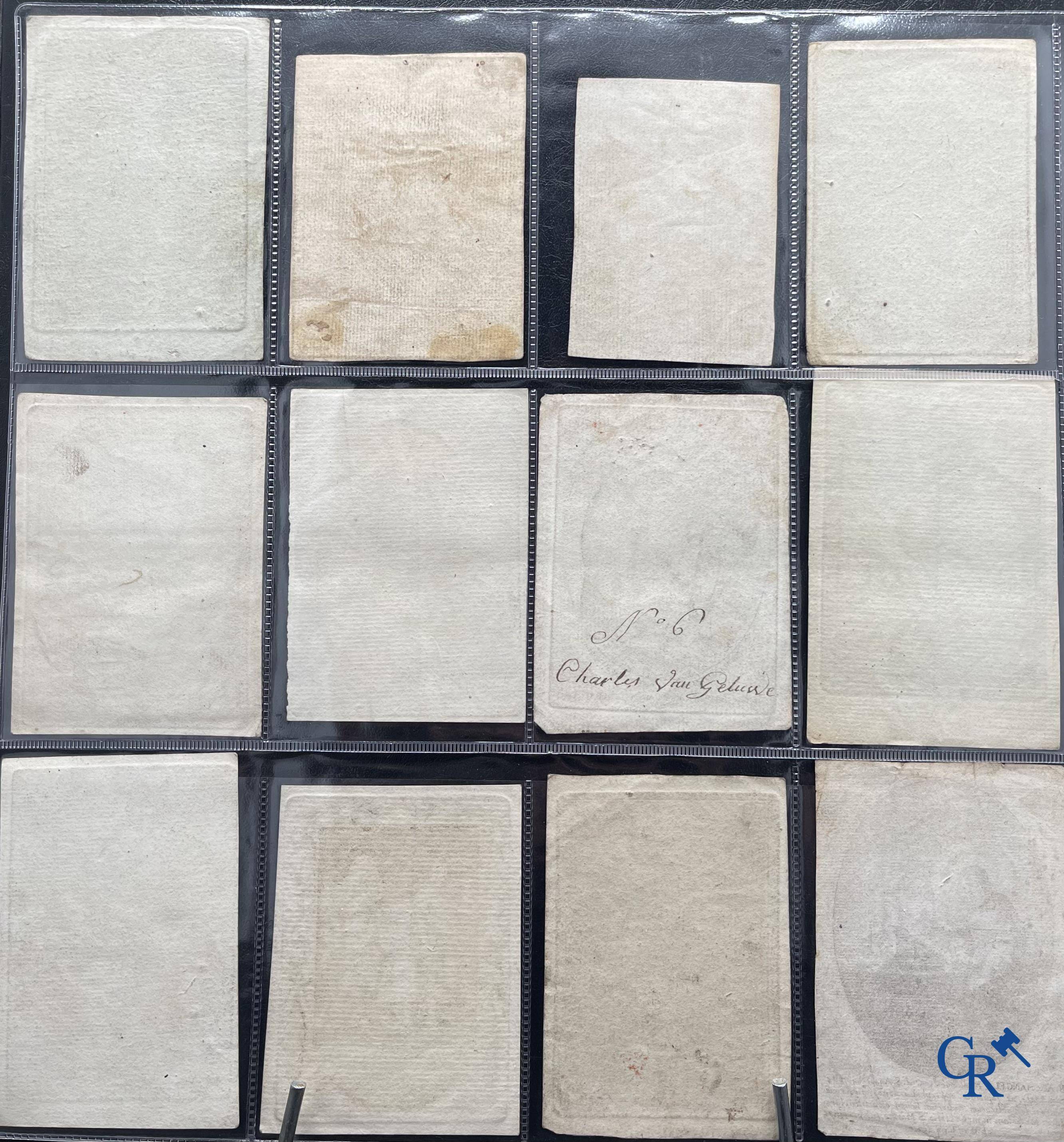 Religious objects: Important collection of pious images and devotion prints, Flanders, 17th-18th-19th centuries.