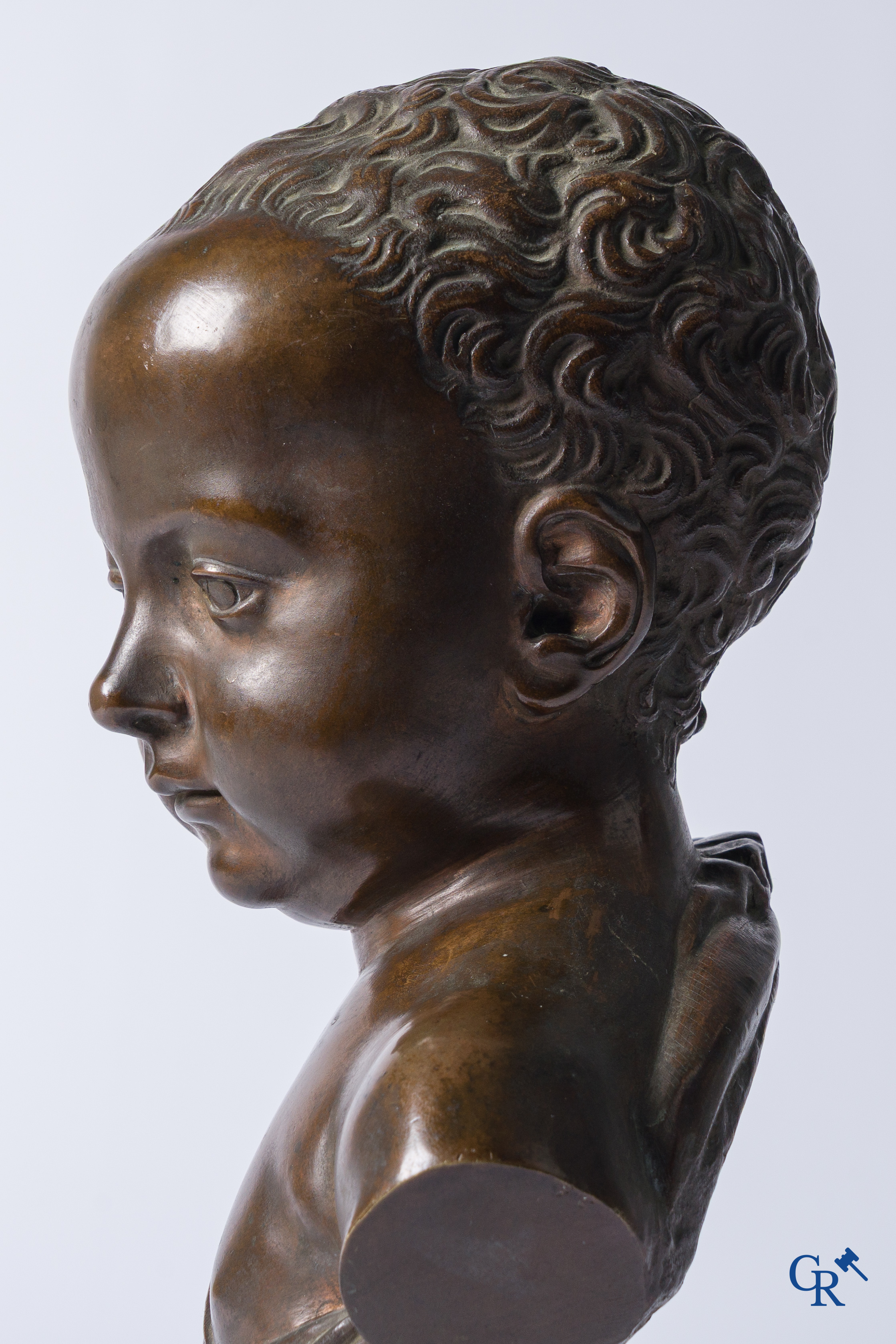 Germain Pilon (after) Bonze bust. Demée Fondeur. 19th century.