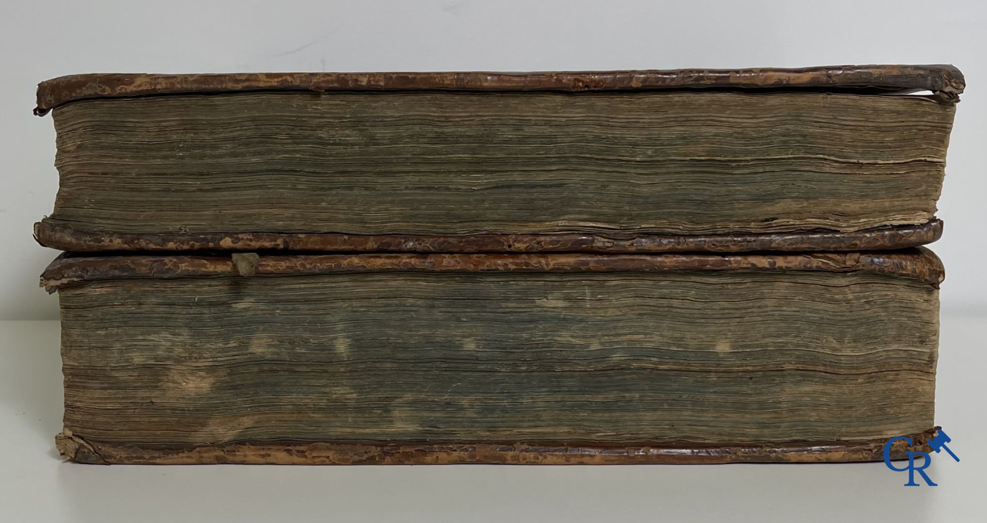 Early printed books: Willem Hessels van Est (1542-1613) The Epistles of St. Paul. Tomus prior en tomus posterior. Douai 1614.