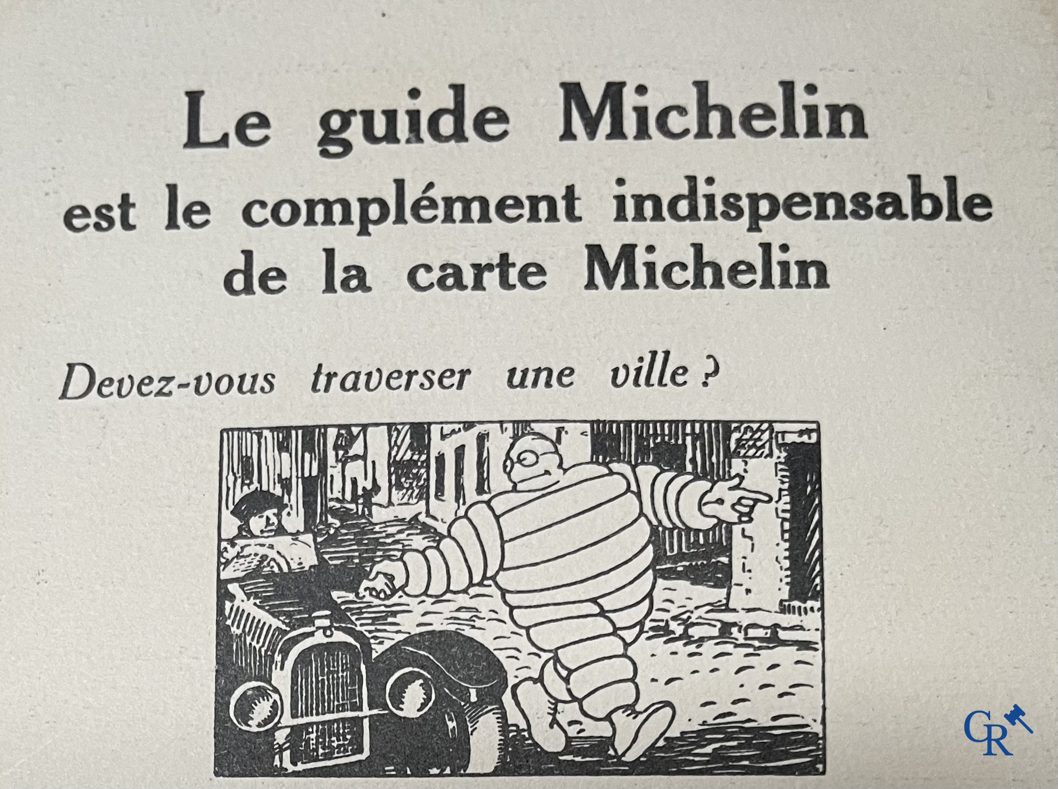Michelin, an interesting lot with Michelin objects, mainly from the 1920's and 1930's.