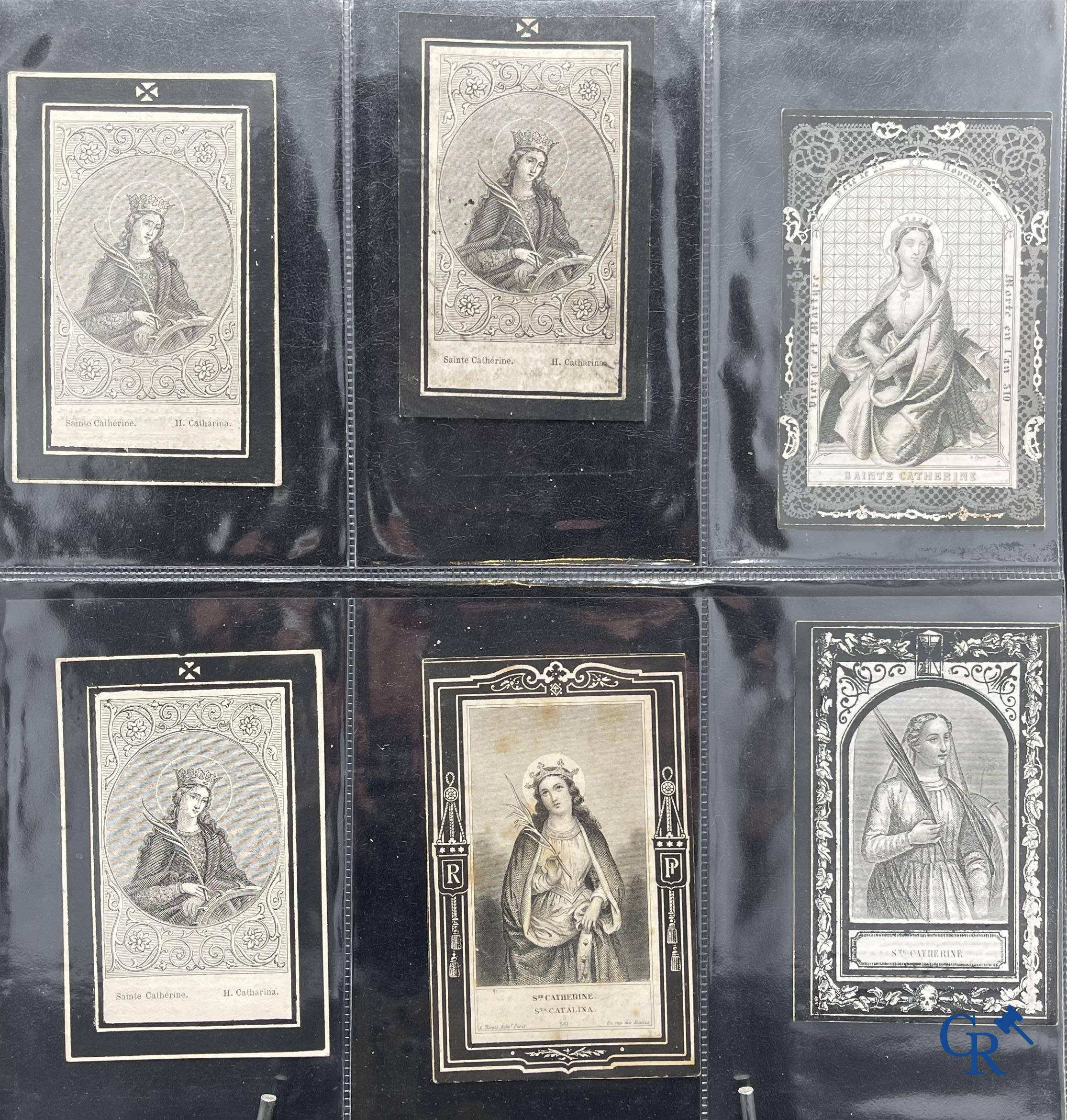Sainte Catherine, Collection intéressante comprenant des images pieuses, canivets et des estampes de dévotion, etc. XVIIIe-XIXe et XXème siècles.