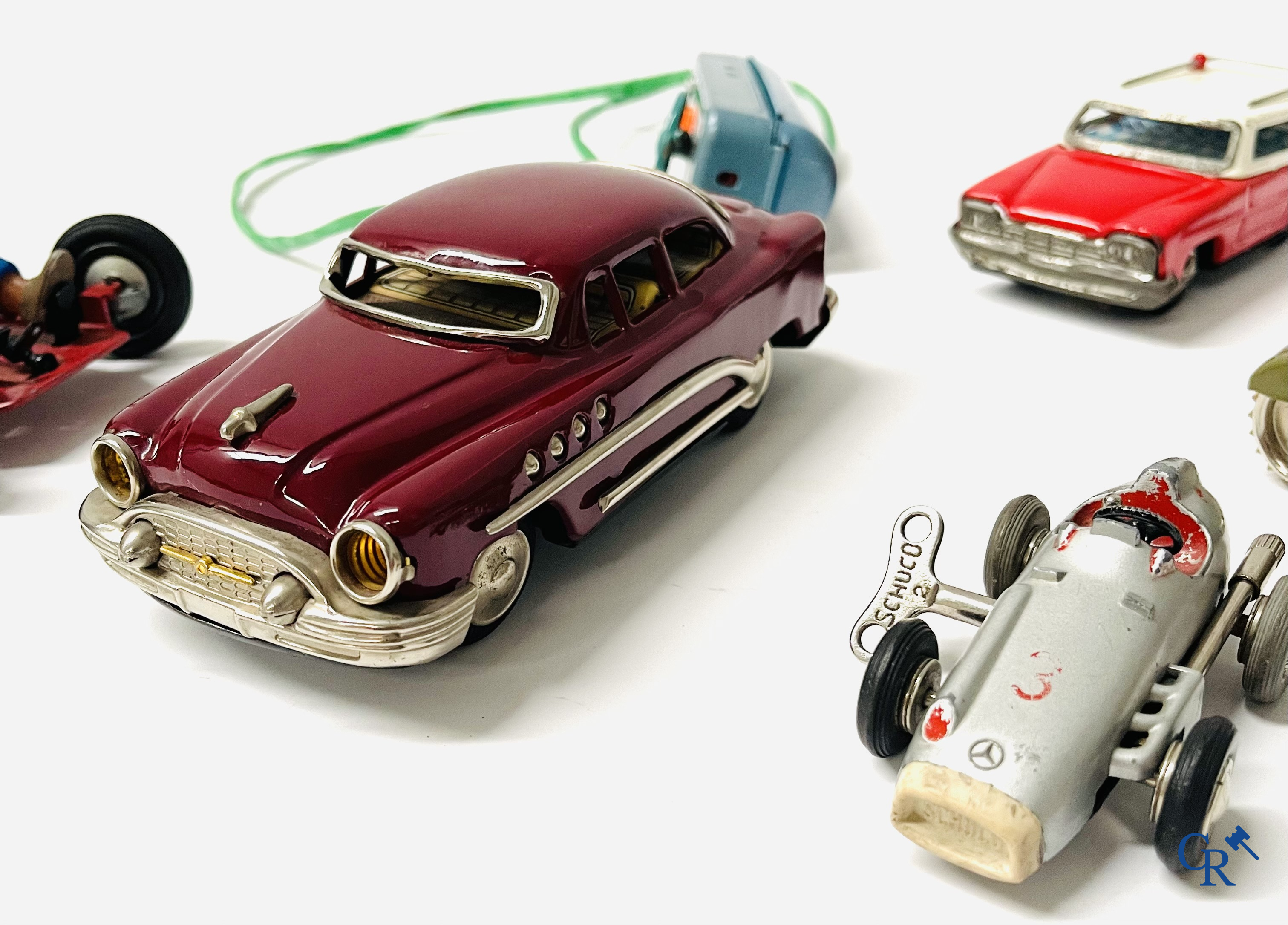 Old toys. A lot of mechanical tin toys. Gama, Schuco, Japanese battery toy, etc.