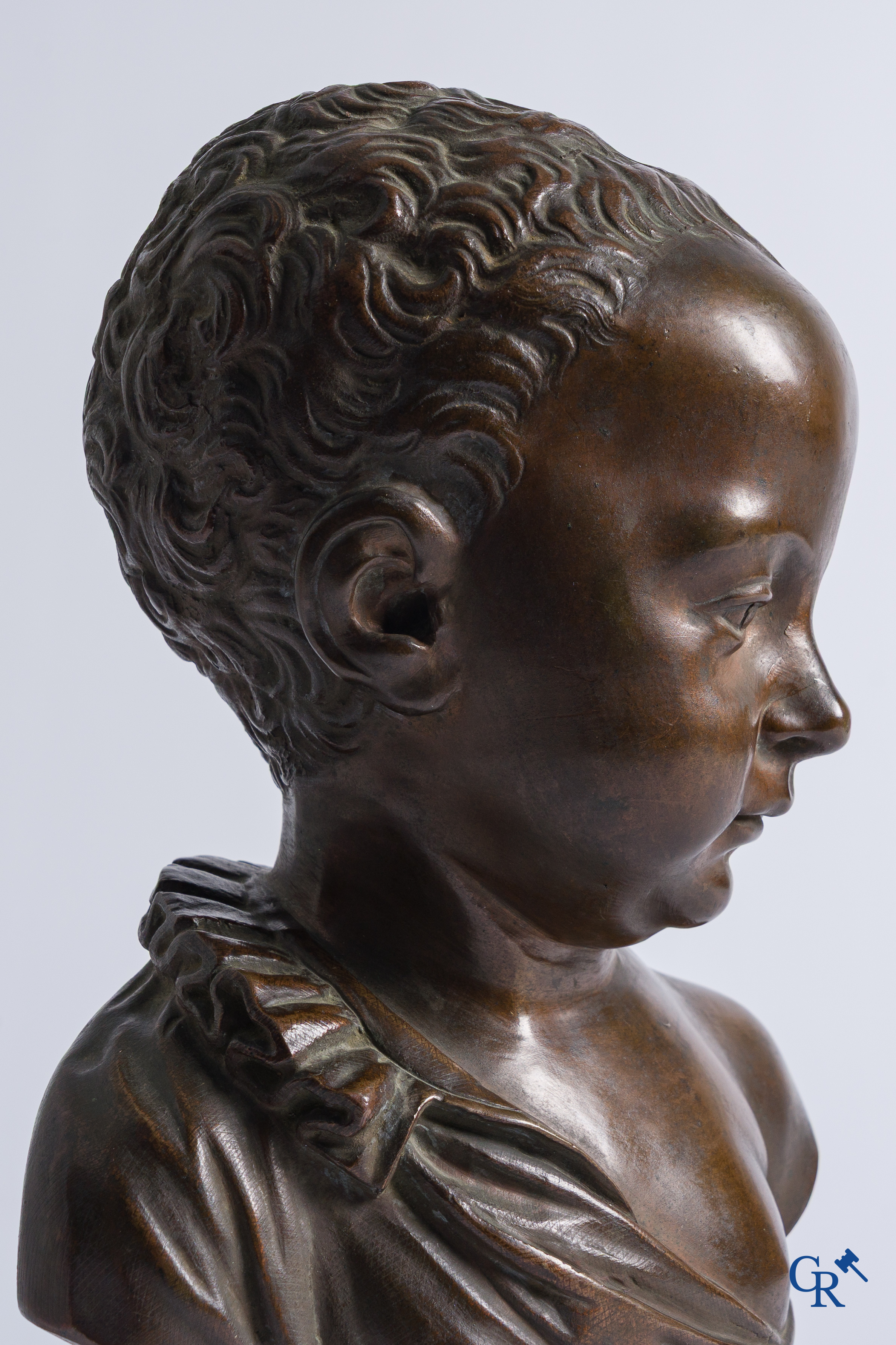 Germain Pilon (after) Bonze bust. Demée Fondeur. 19th century.