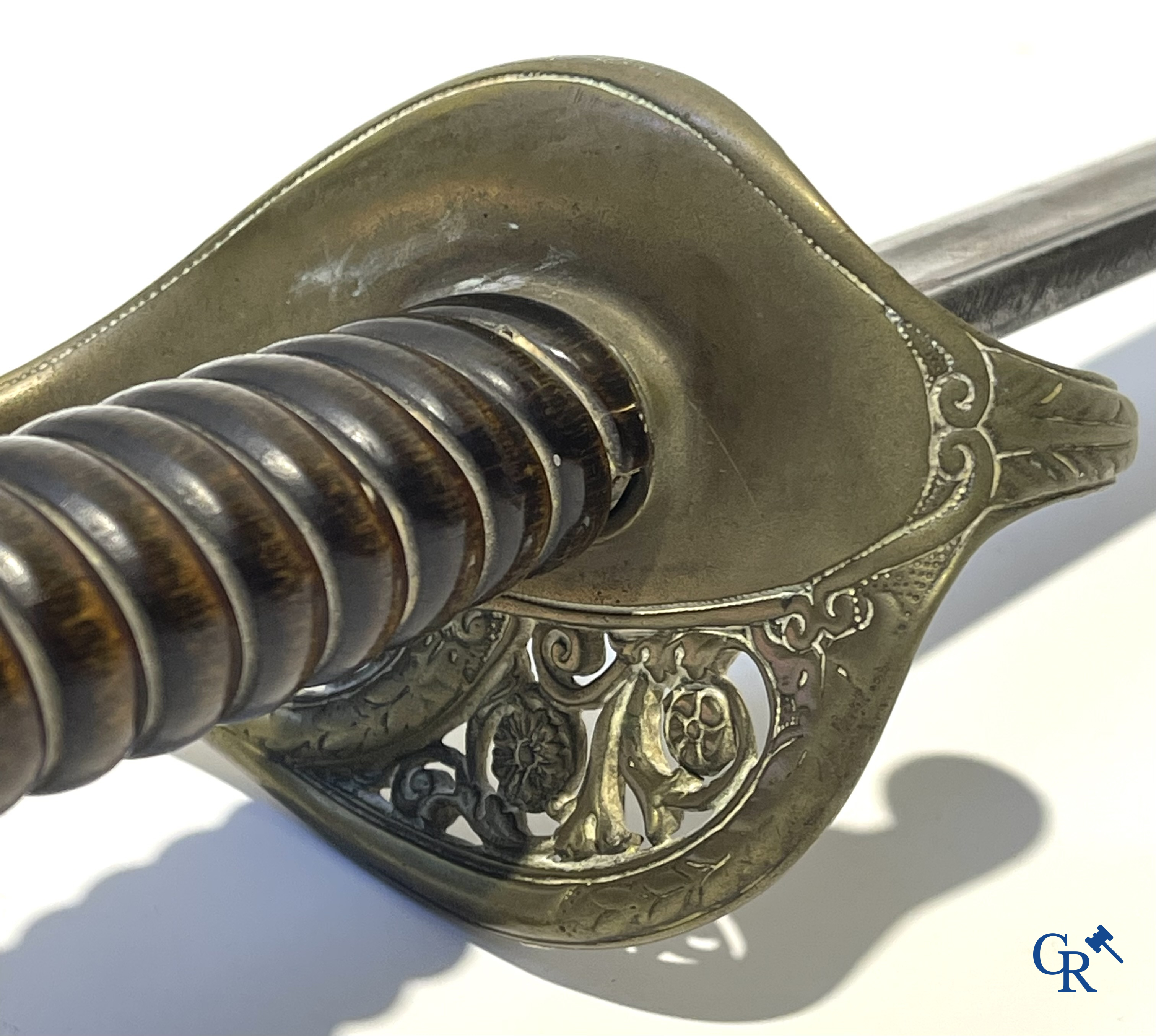 Fonson Bruxelles, a Belgian officer's parade sword. Manuffre. Allé de Châtellerault. 19th century.