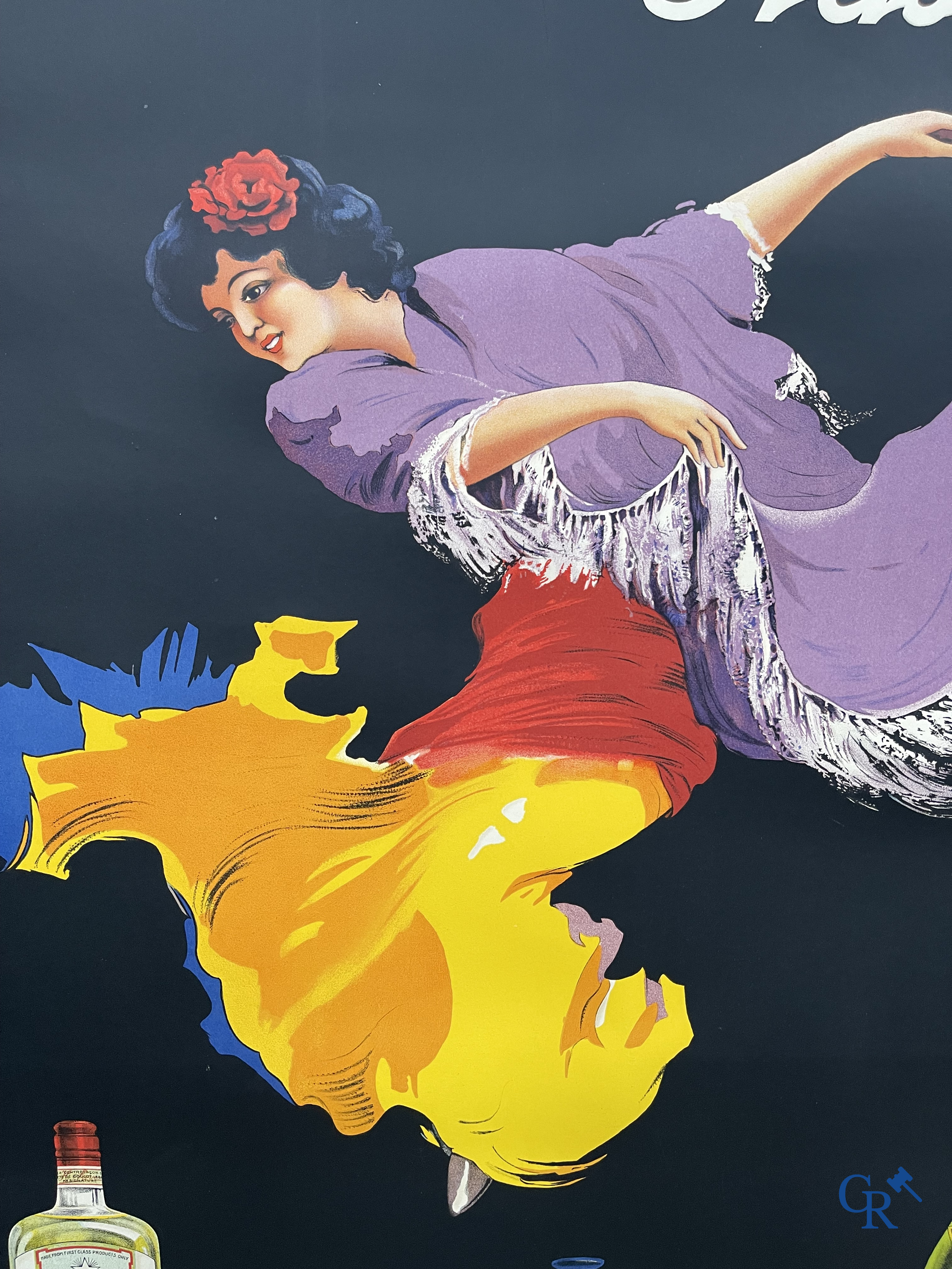 Roger Berckmans, Advertising poster for Liqueurs Severy from distillery Hasselt. Lith. O. De Rycker, Forest Brussels.