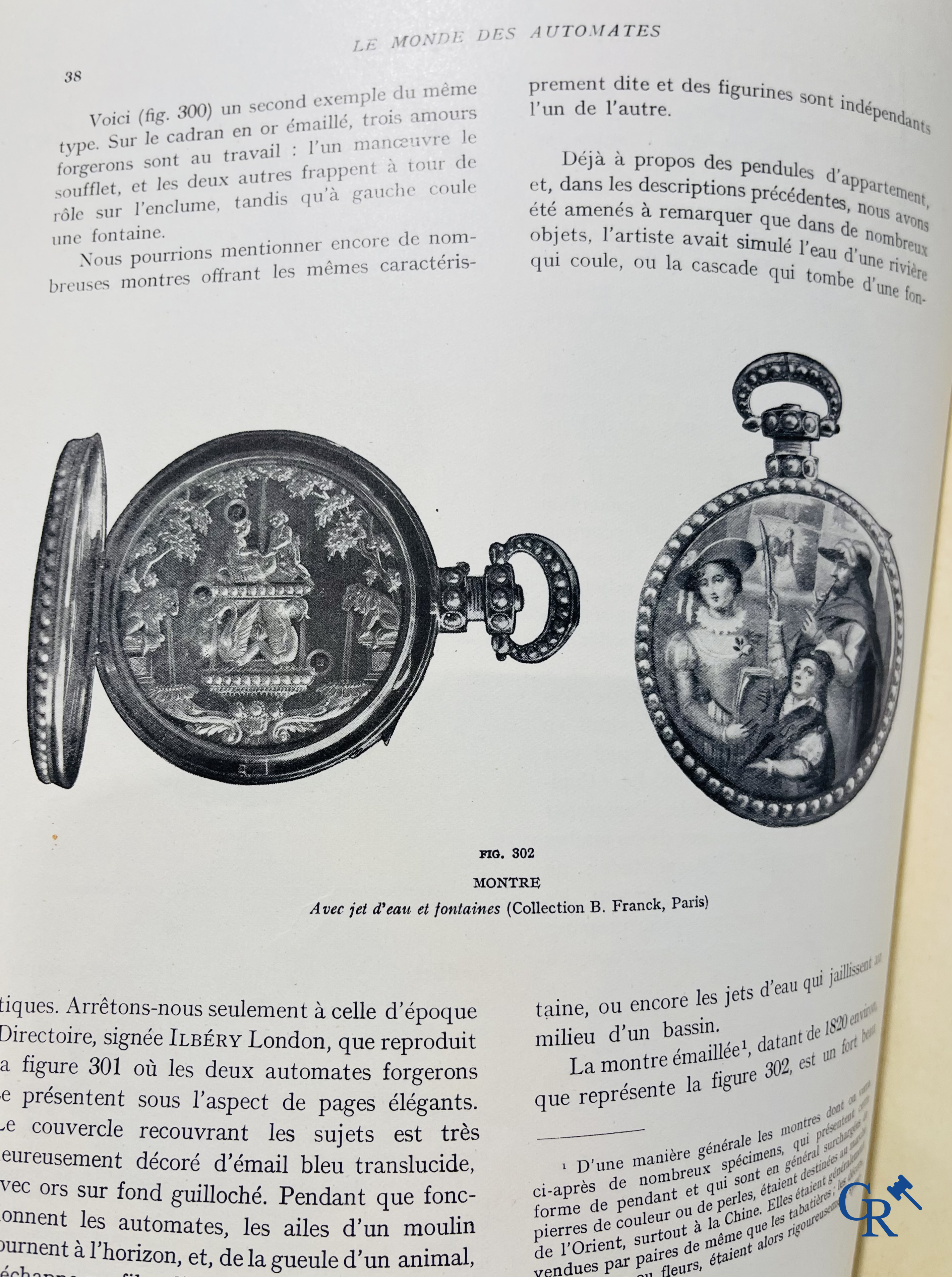 Automaten. Zeldzame uitgave van "Le monde des automates." Alfred Chapuis et Edouard Gélis. Paris 1928.