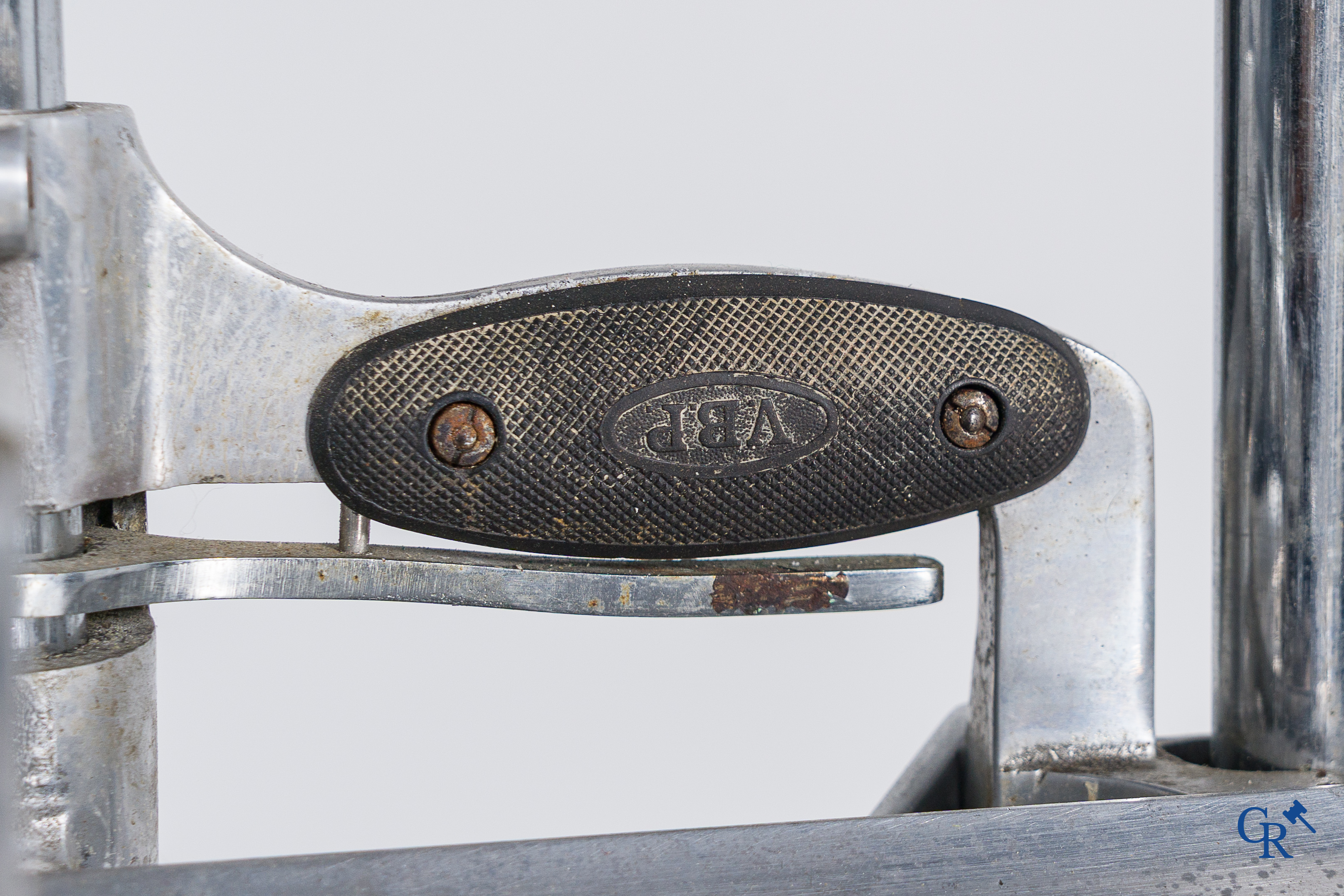 "Van Berkel's Patent" Importante Berkel VBP8, Machine à découper la viande et le fromage "Trancheuse à volant". Modèle 8 numéroté n°842948, circa 1930-1940.