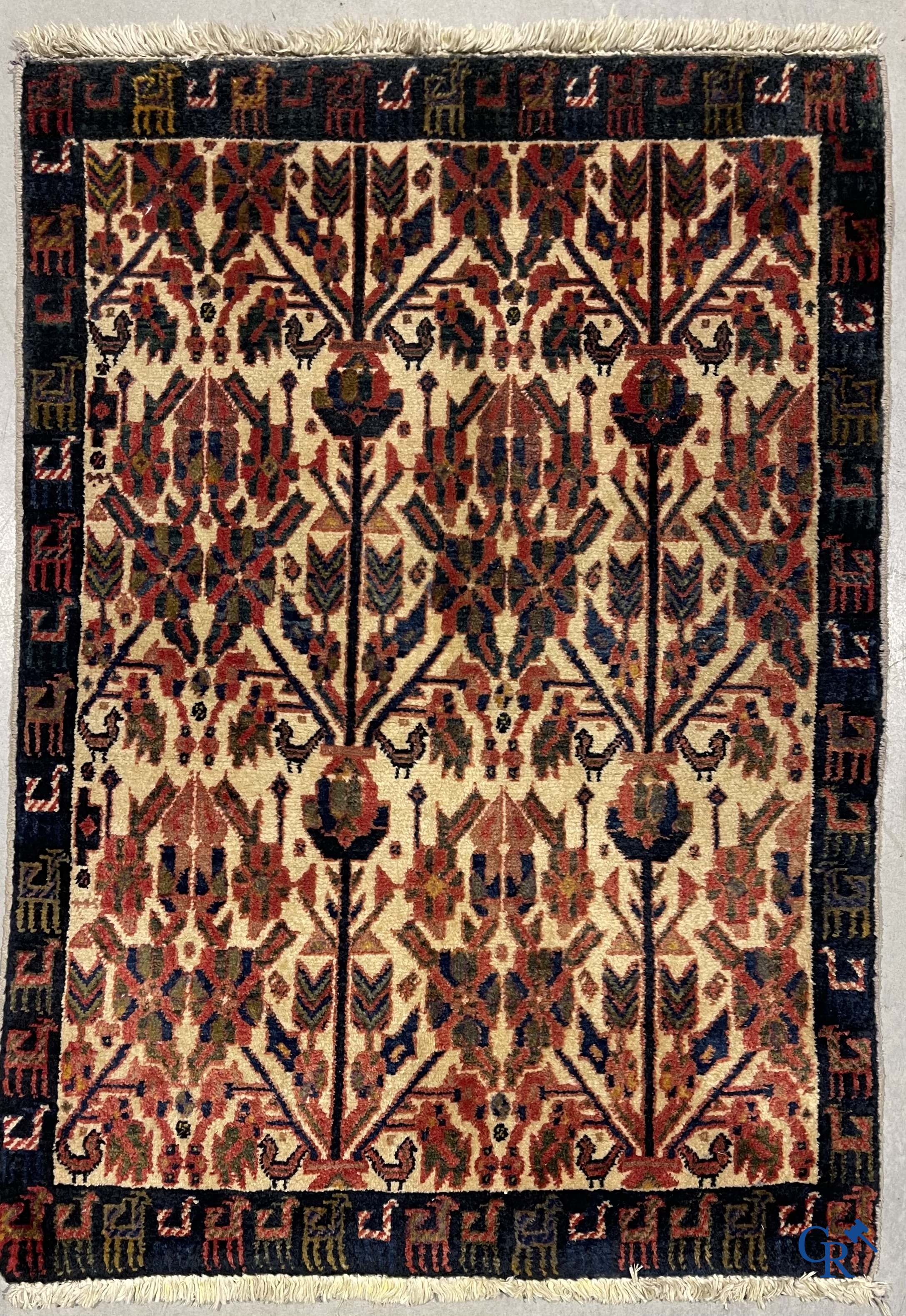 Tapis d'orient. 2 tapis persans noués à la main.