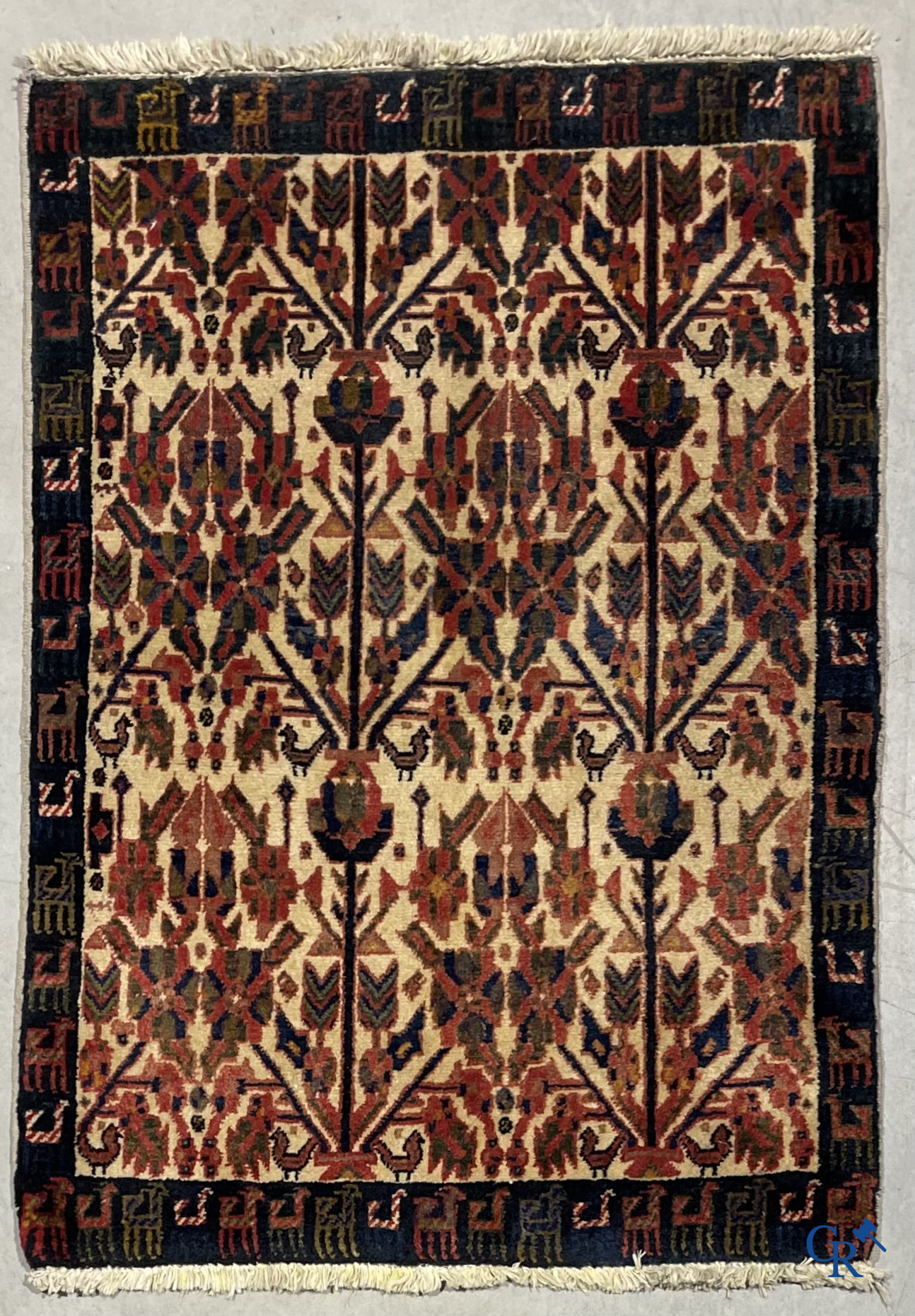 Tapis d'orient. 2 tapis persans noués à la main.
