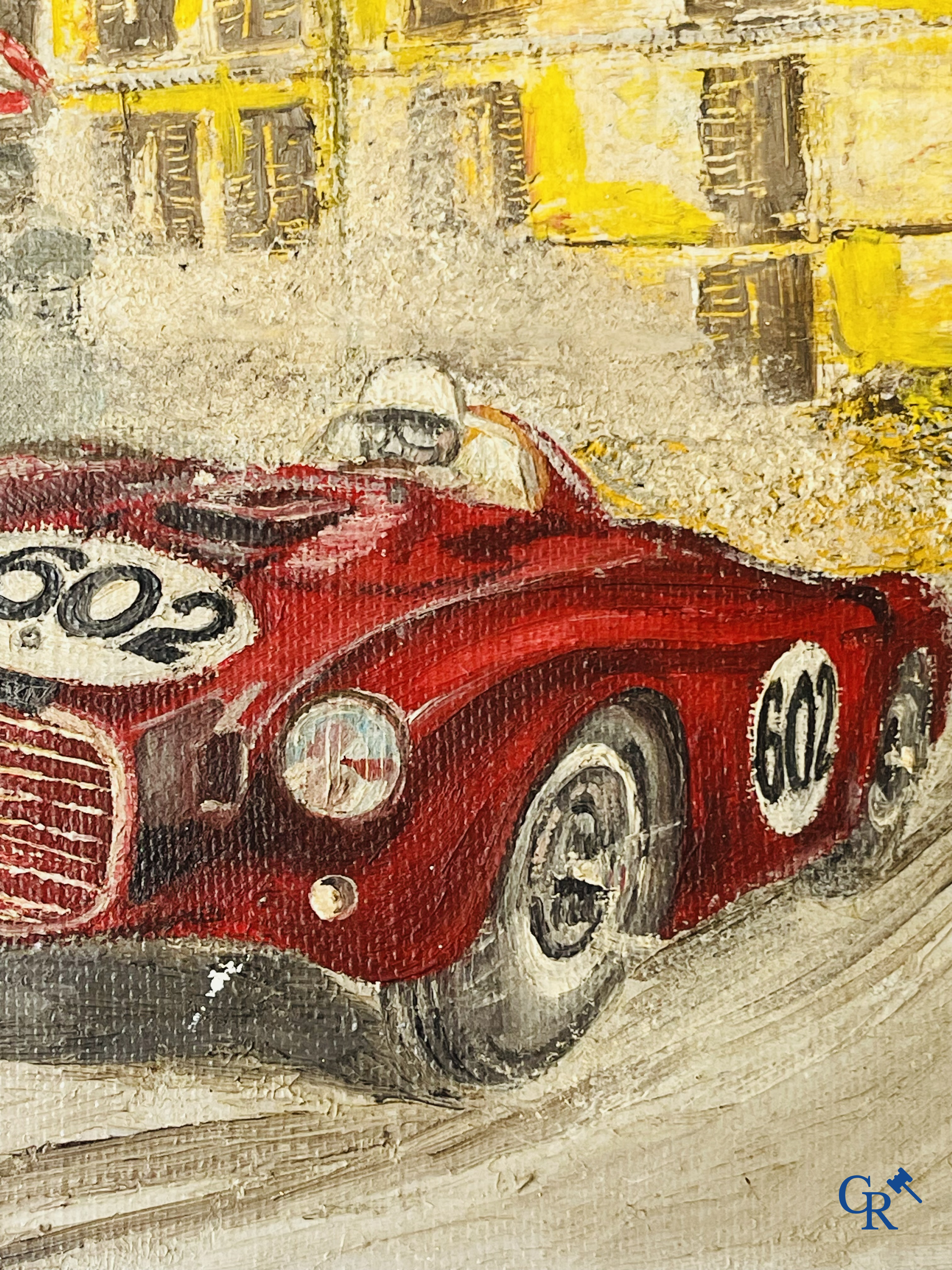 Pianetti G., Alberto Ascari, winner of the 21st Mille Miglia 1954 in his Lancia D24 with competition number 602.