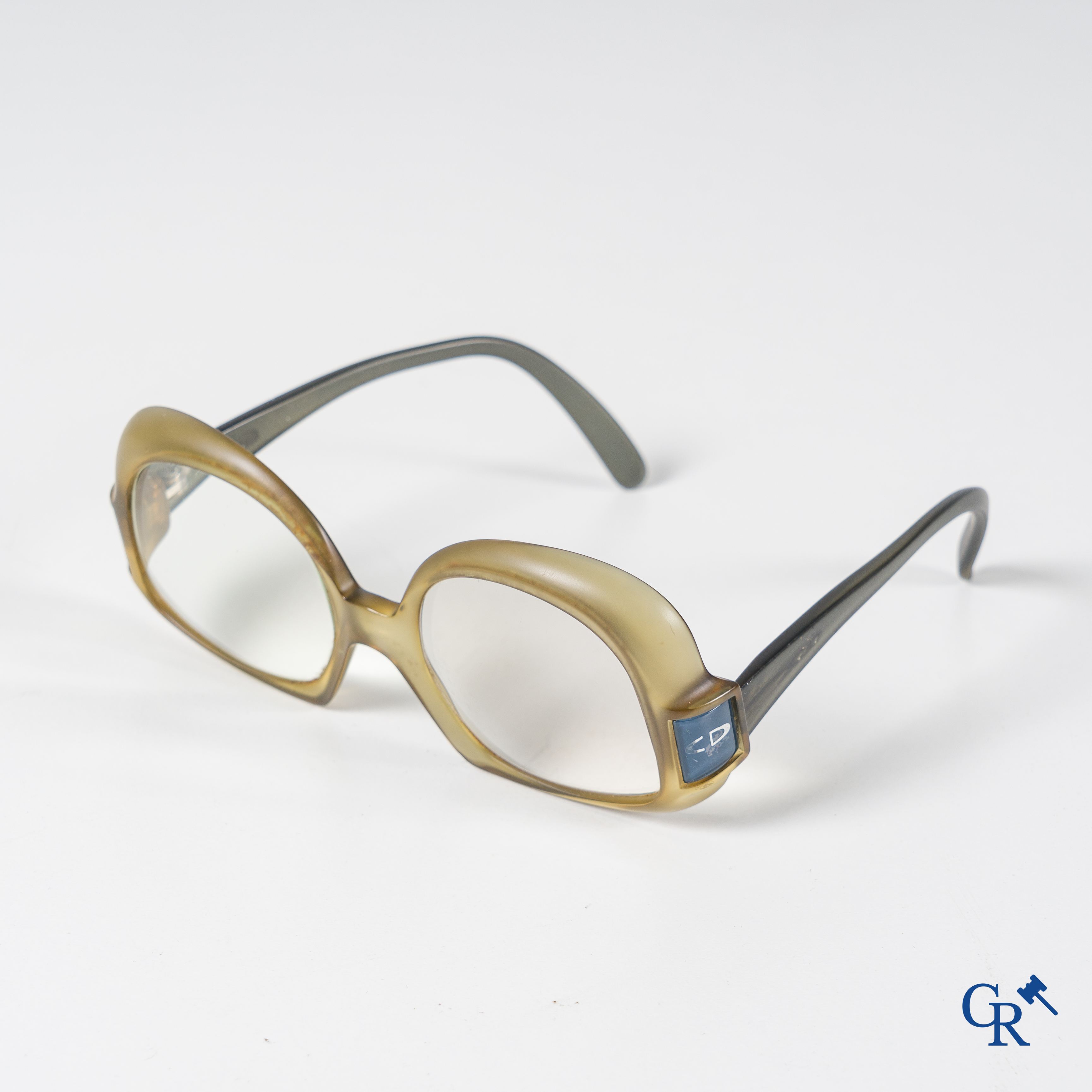 Fashion/Vintage: Christian Dior. 5 vintage glasses. Circa 1970.