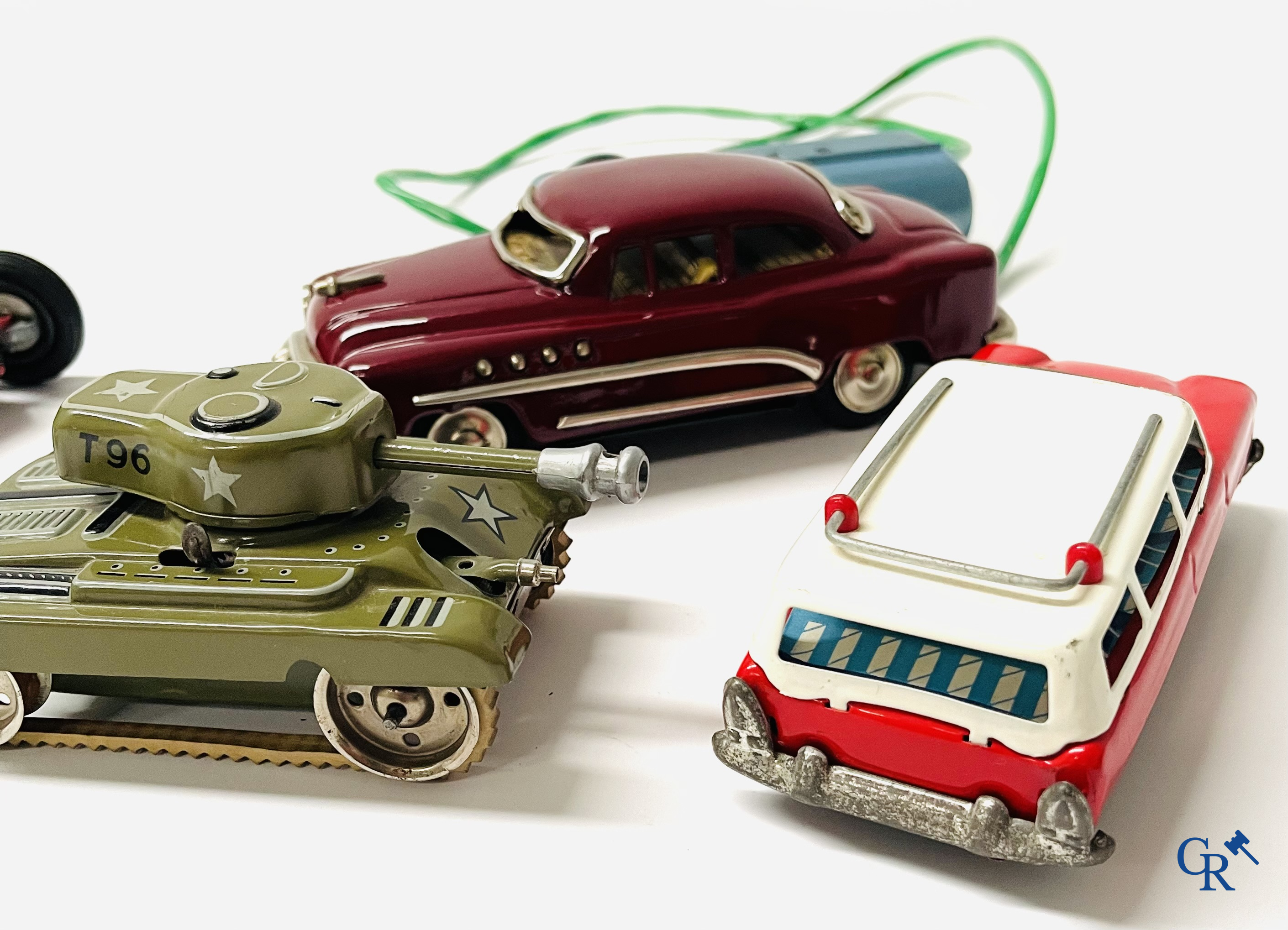 Old toys. A lot of mechanical tin toys. Gama, Schuco, Japanese battery toy, etc.