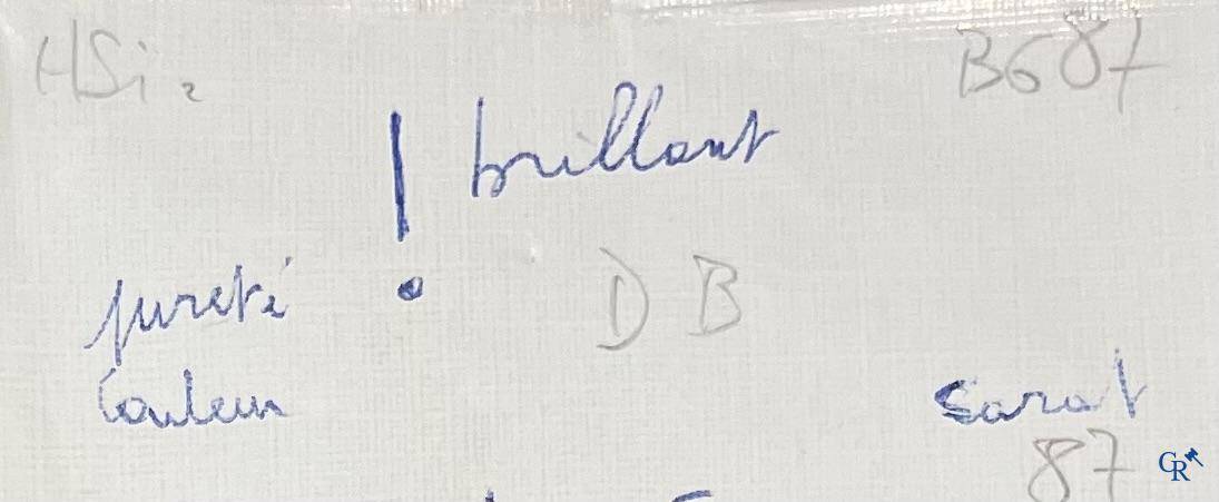 Jewellery, a brilliant of about 0.80 ct.