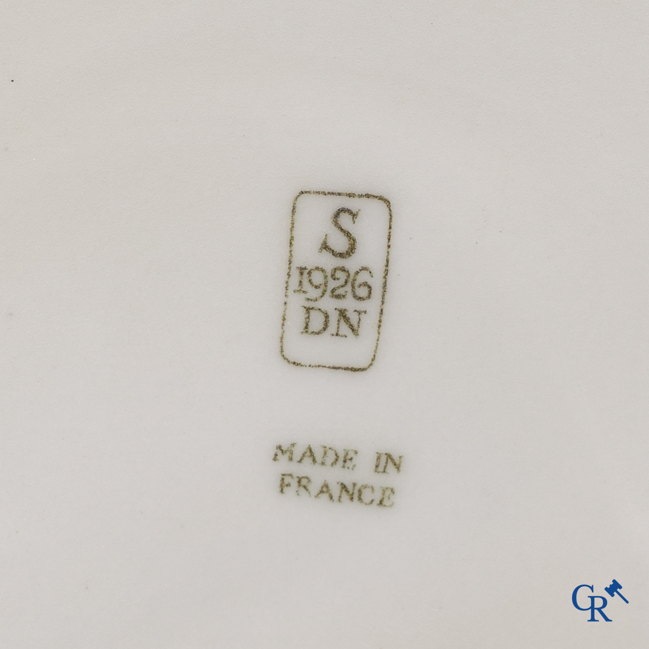 Art Deco, Manufacture Nationale de Sevres. Enamelled porcelain vase "Sang de boeuf". Stamp, dated 1926 and letters DN.