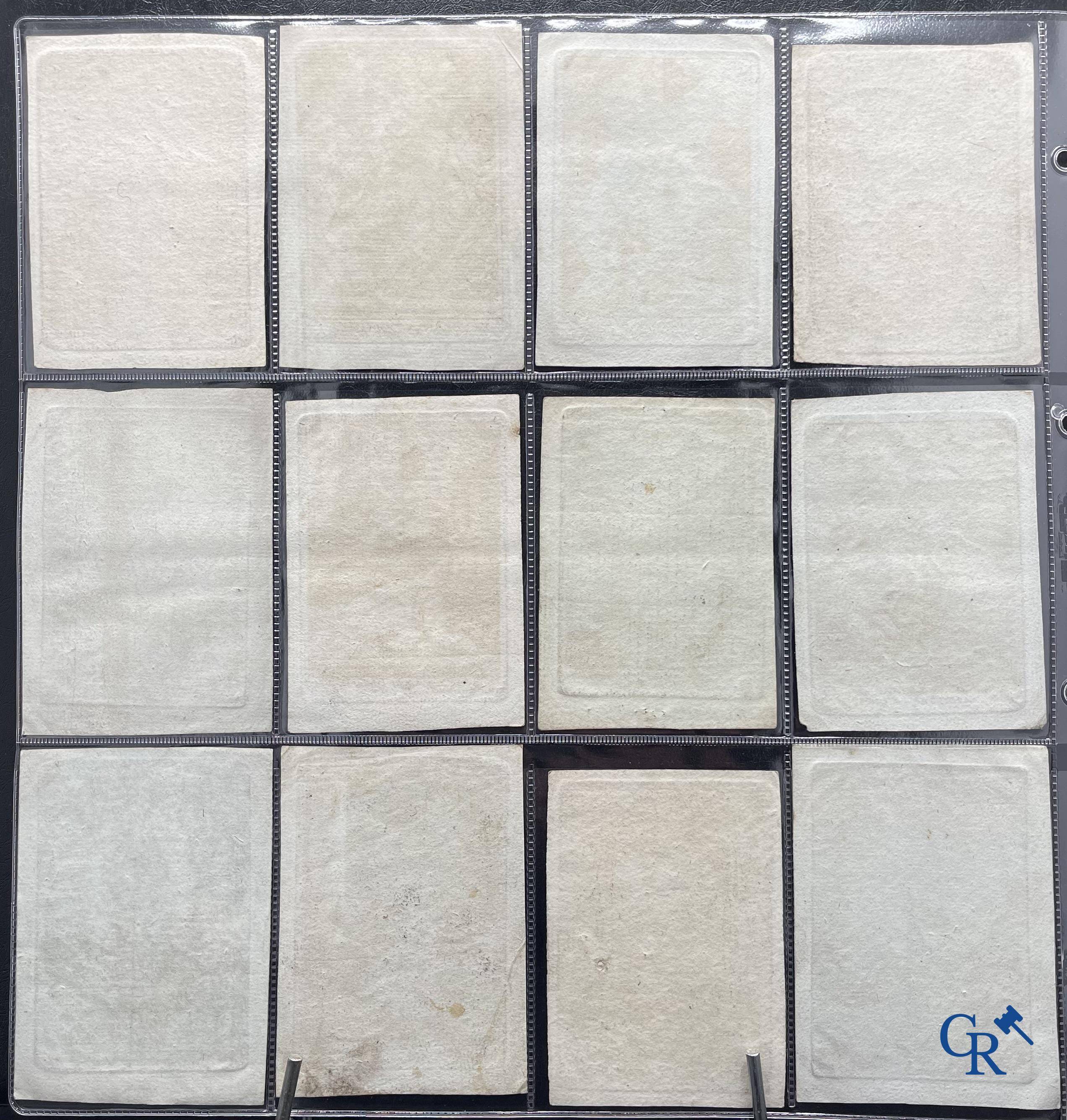 Religious objects: Important collection of pious images and devotion prints, Flanders, 17th-18th-19th centuries.