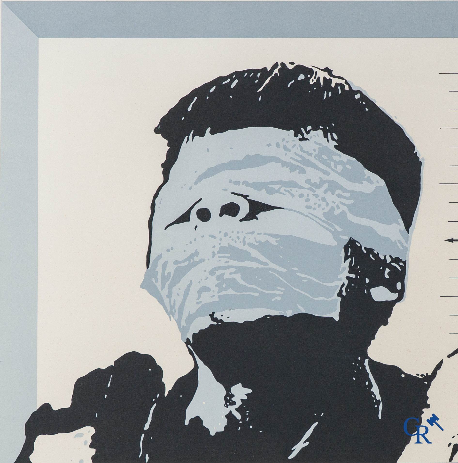 Balder, Boudewijn Van Hoecke (1945-2014) "Masqué" 1970, sérigraphie 2/50.