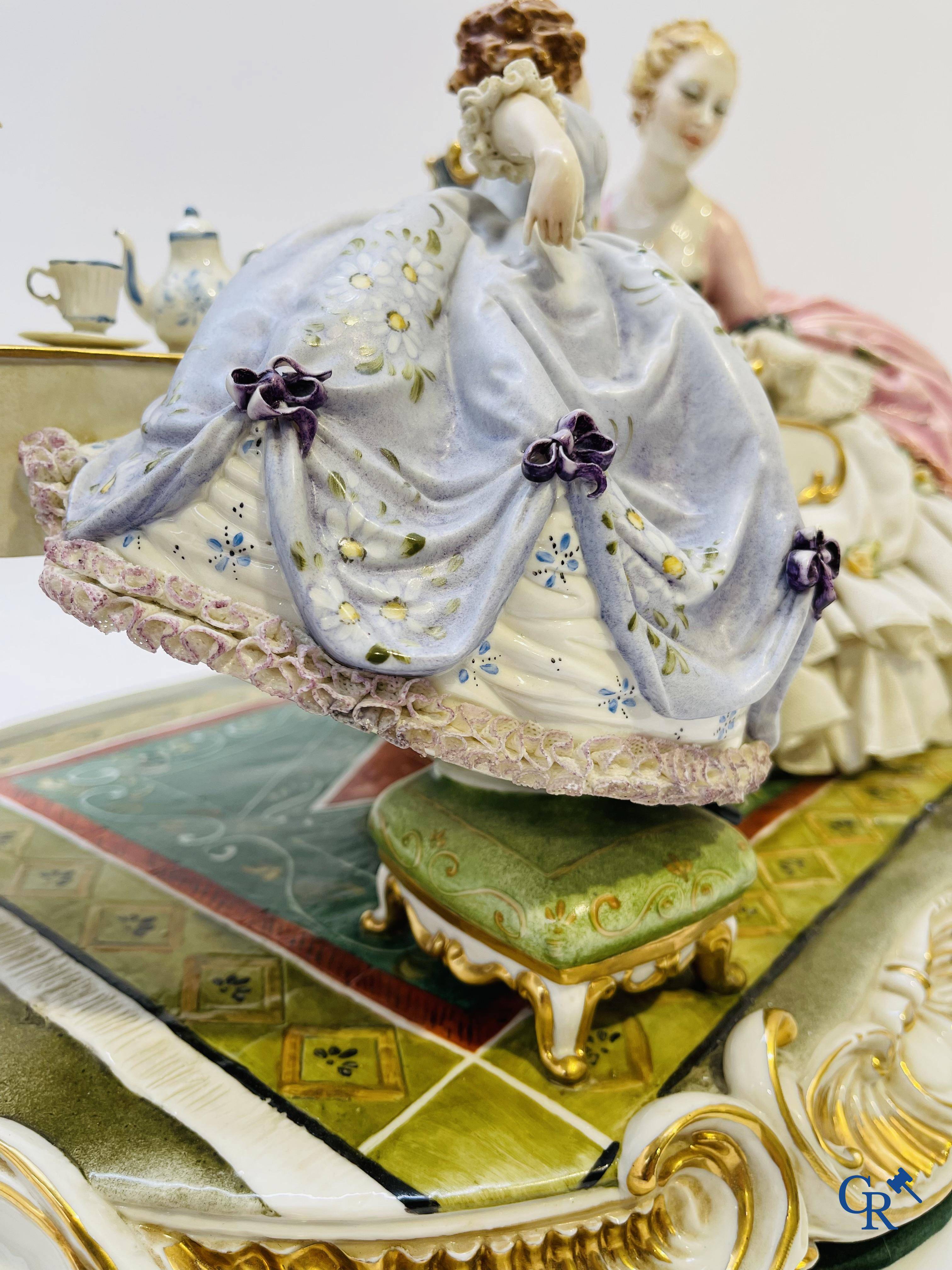 Porcelain: Capodimonte: Luciano Cazzola: “The music lesson.”