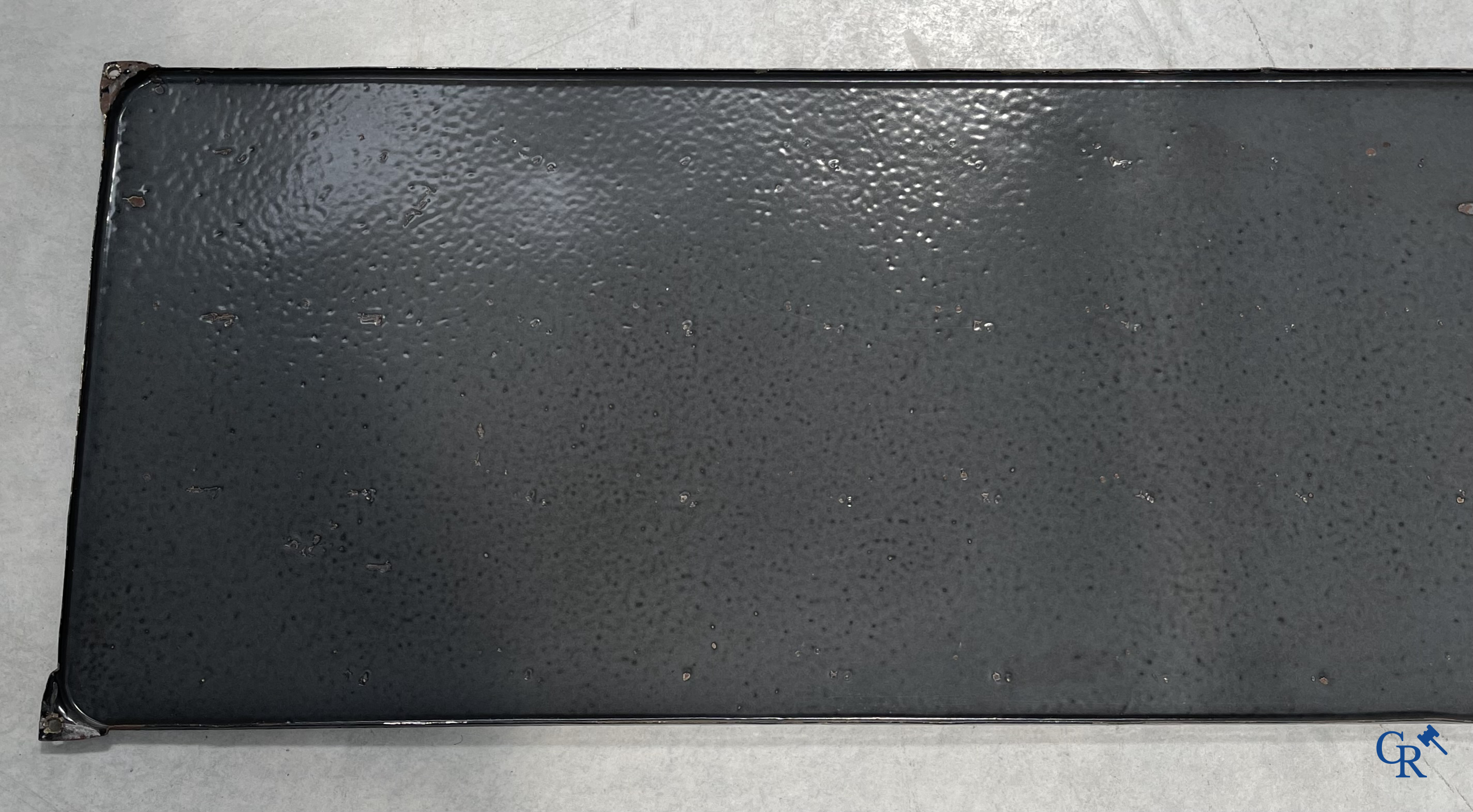 Michelin, enamel sign with Bibendum. 1960's. Email. Koekelberg. Mint condition.