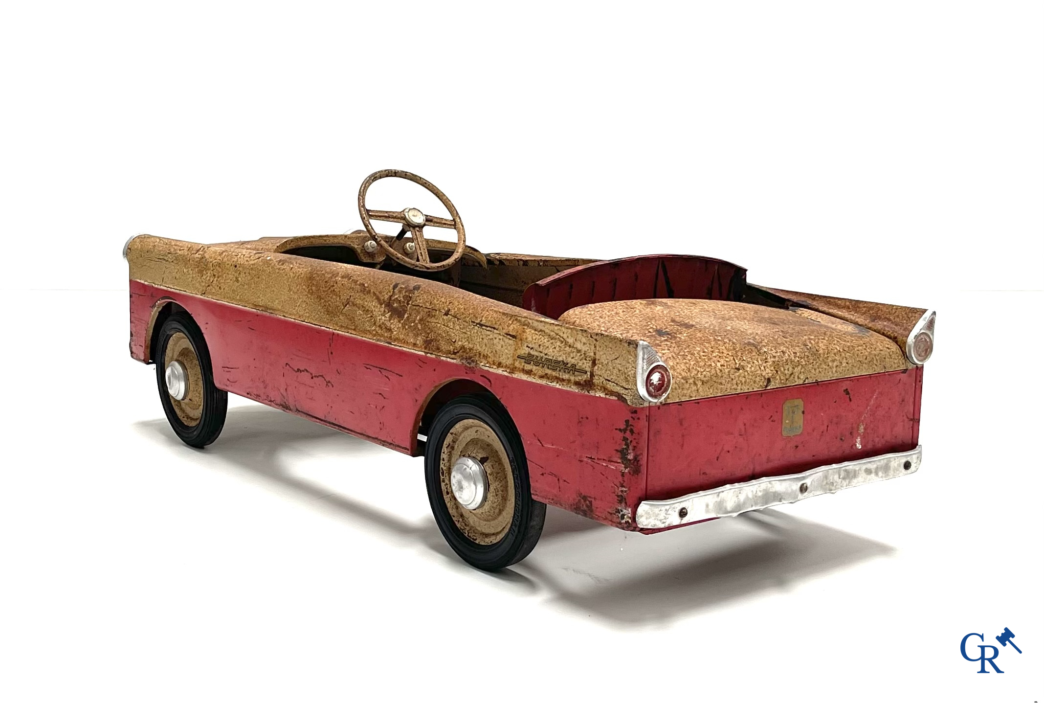 Pedal car, Euréka. Peugeot 404, in original colour. 1960's.