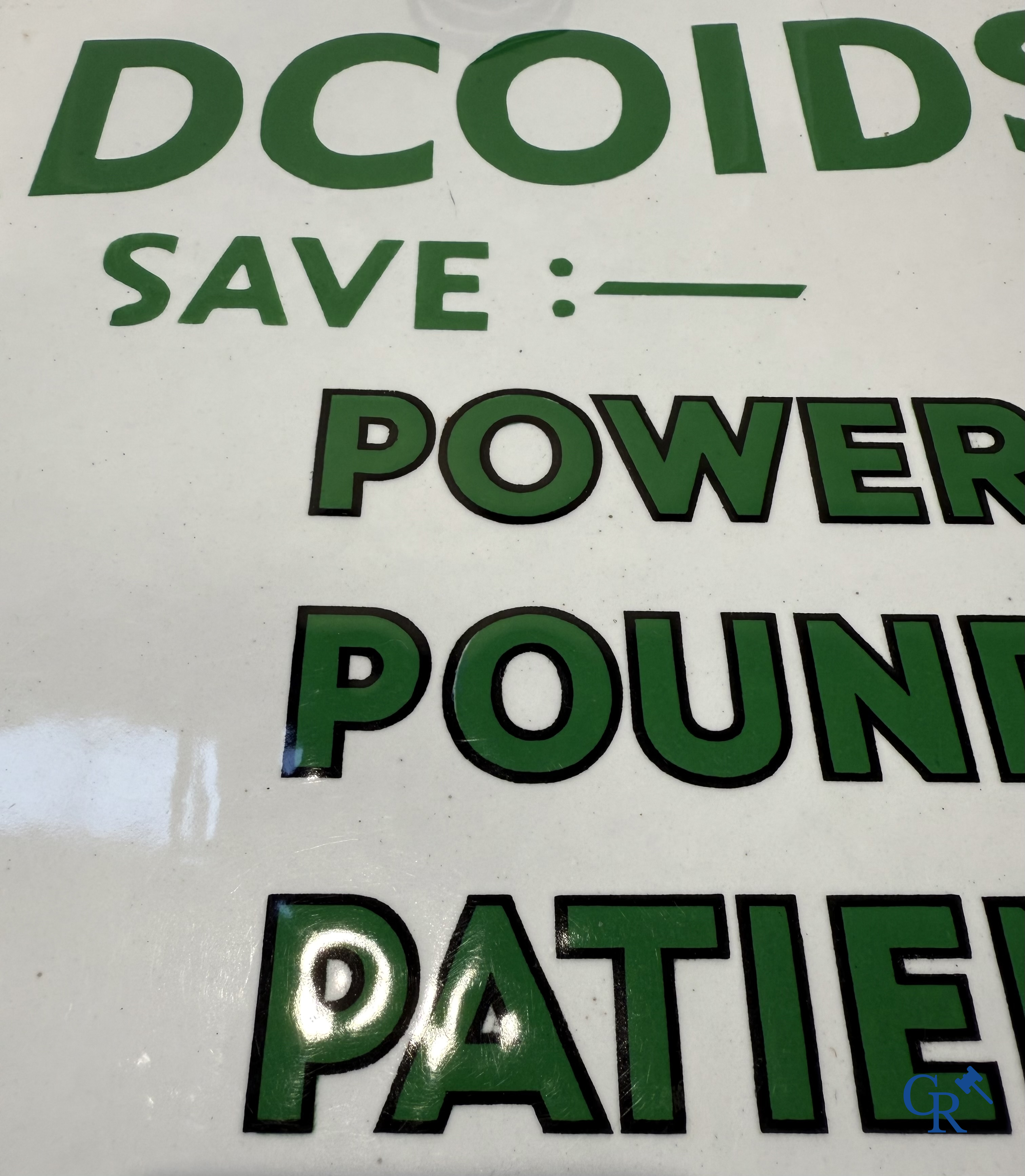 Duckham's Motor Oil. "Best in the World" Beautifully enamelled advertising thermometer sign. English production.