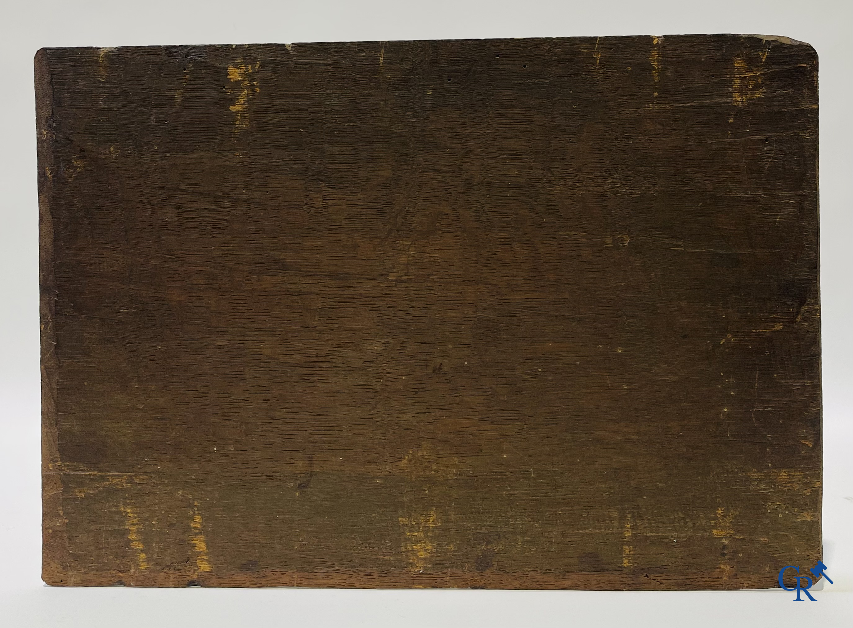 Painting, Harbour view, Oil on panel, 18th century.