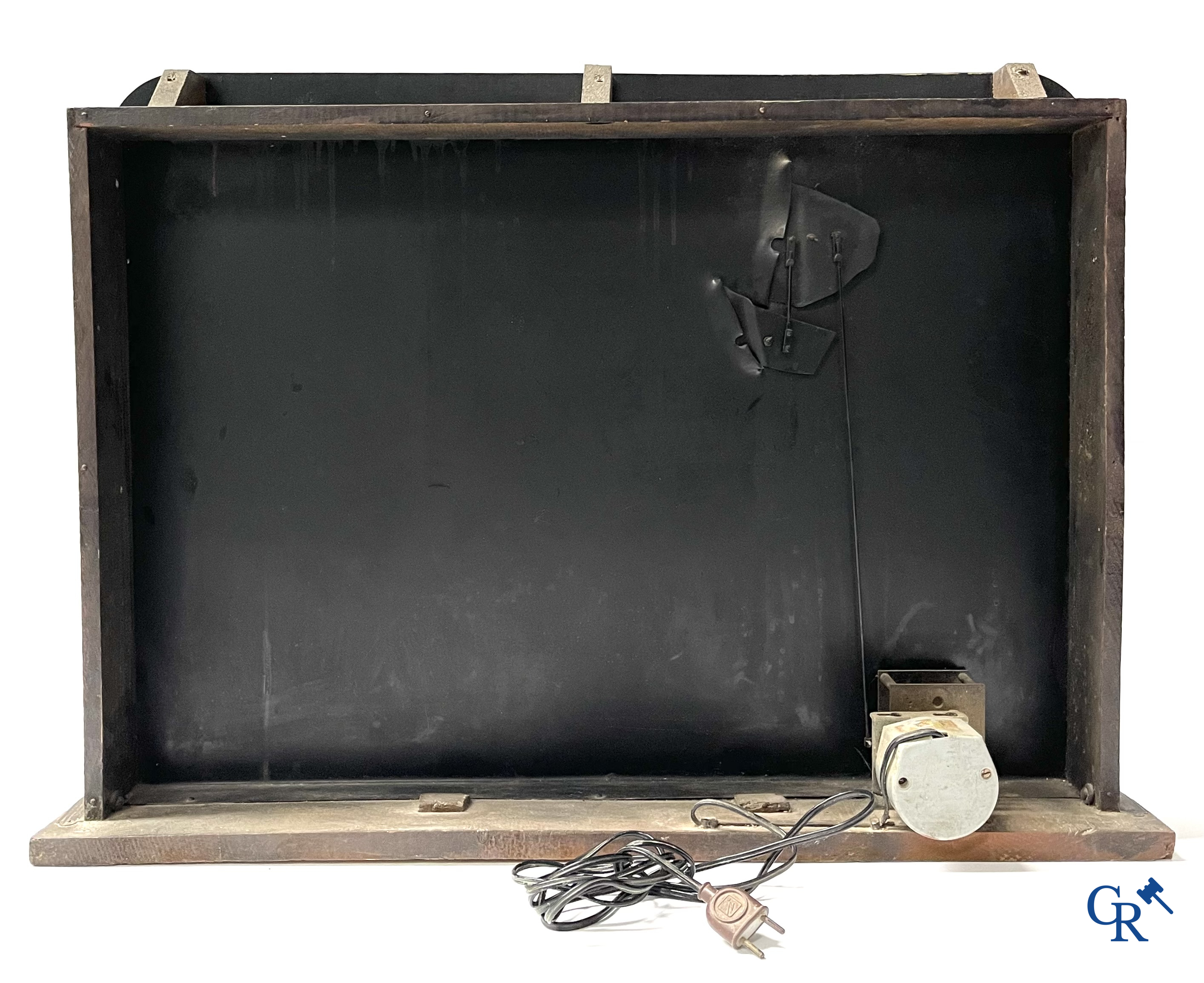 Pastilles Valda, Publiciteits automaat met voorstelling van dokter Valda naar een illustratie van Georges Grellet.