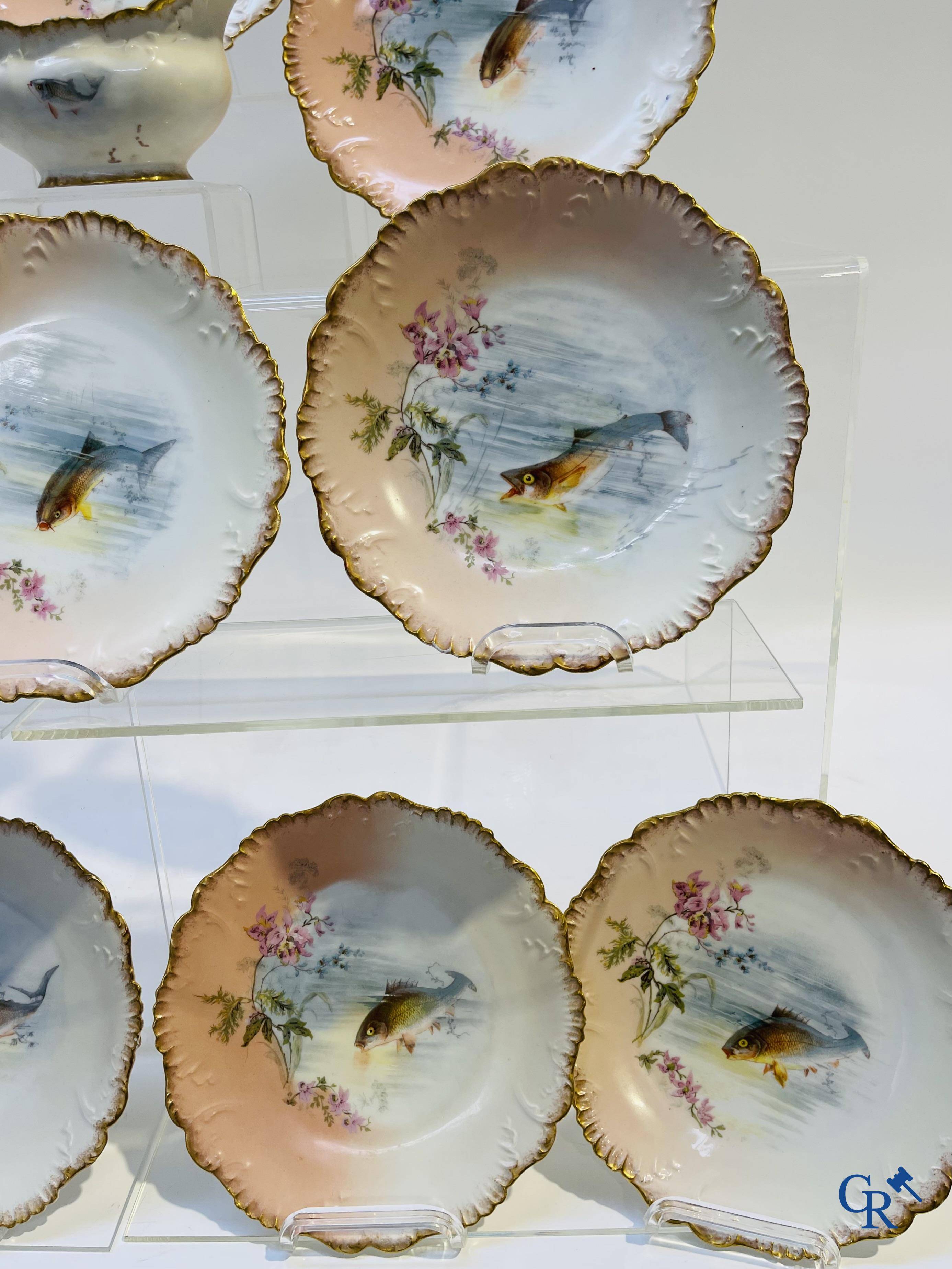 Porcelain: Limoges/France: Part of a porcelain tableware.