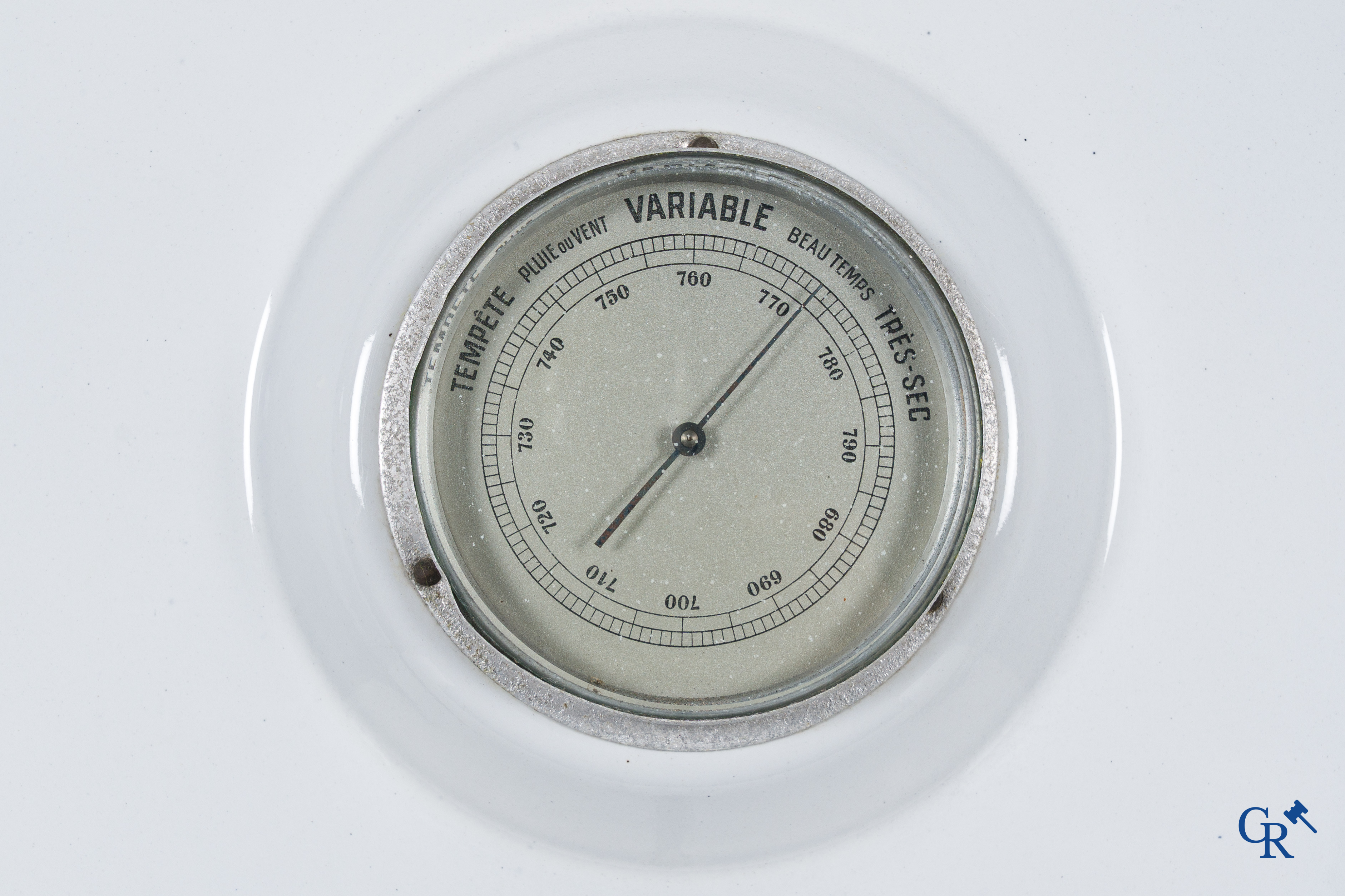 Martini Vermouth, large publicity thermometer barometer for the Martini brand. 1930's.