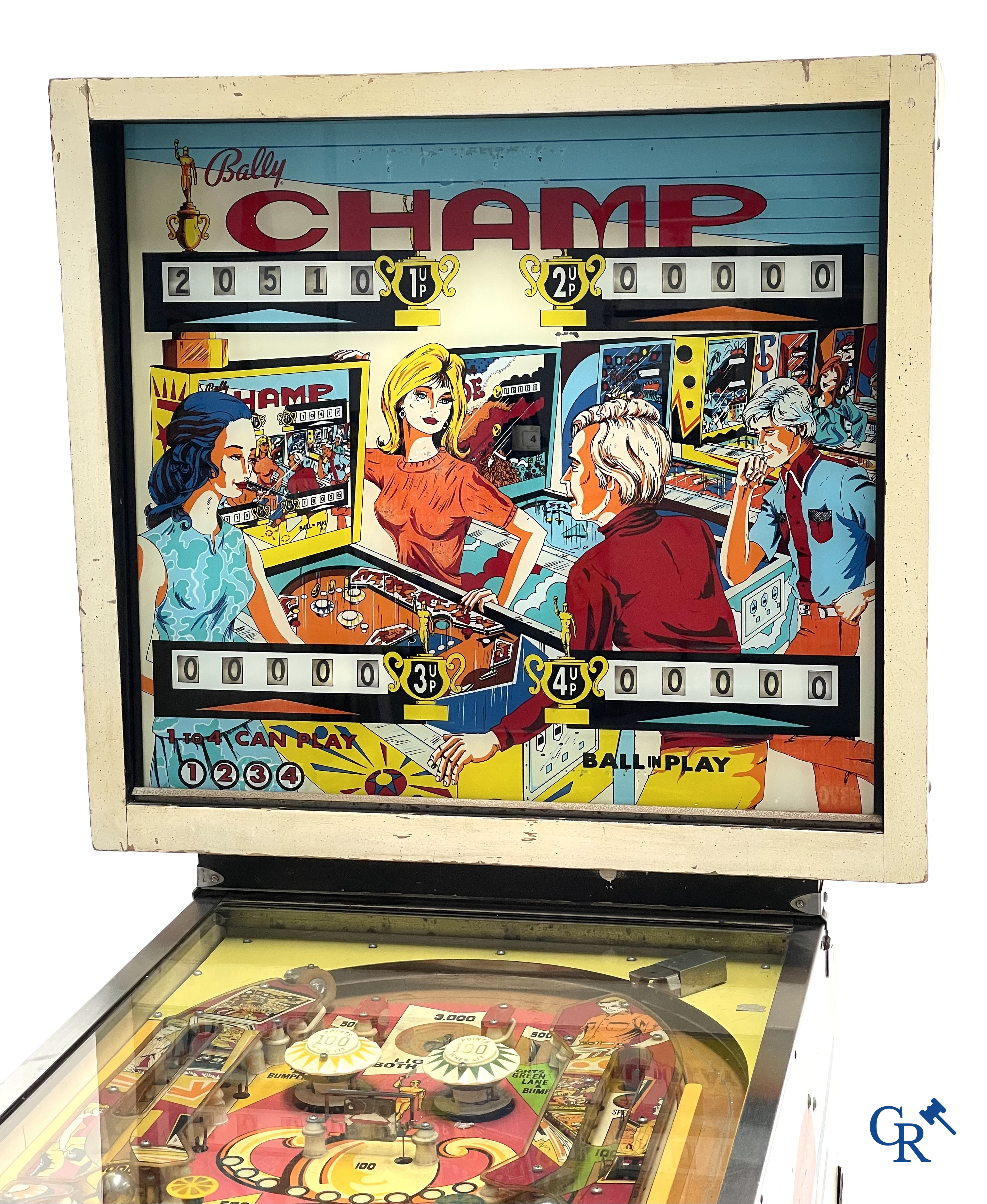Bally. Electro-mechanical pinball machine "Champ" for 4 players. 1960's - 1970's.
