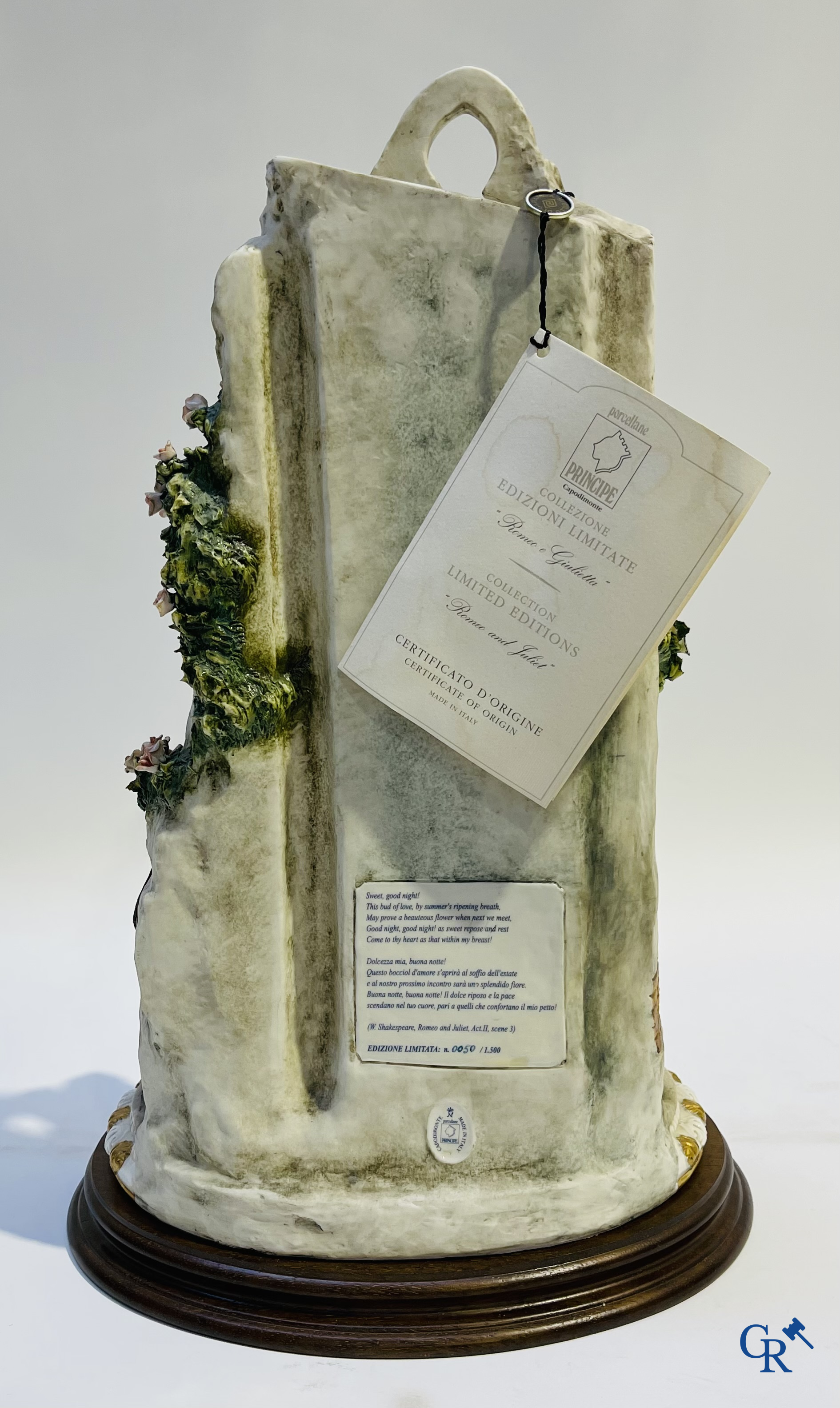 Porselein: Capodimonte: Luciano Cazzola: Romeo & Giulietta.