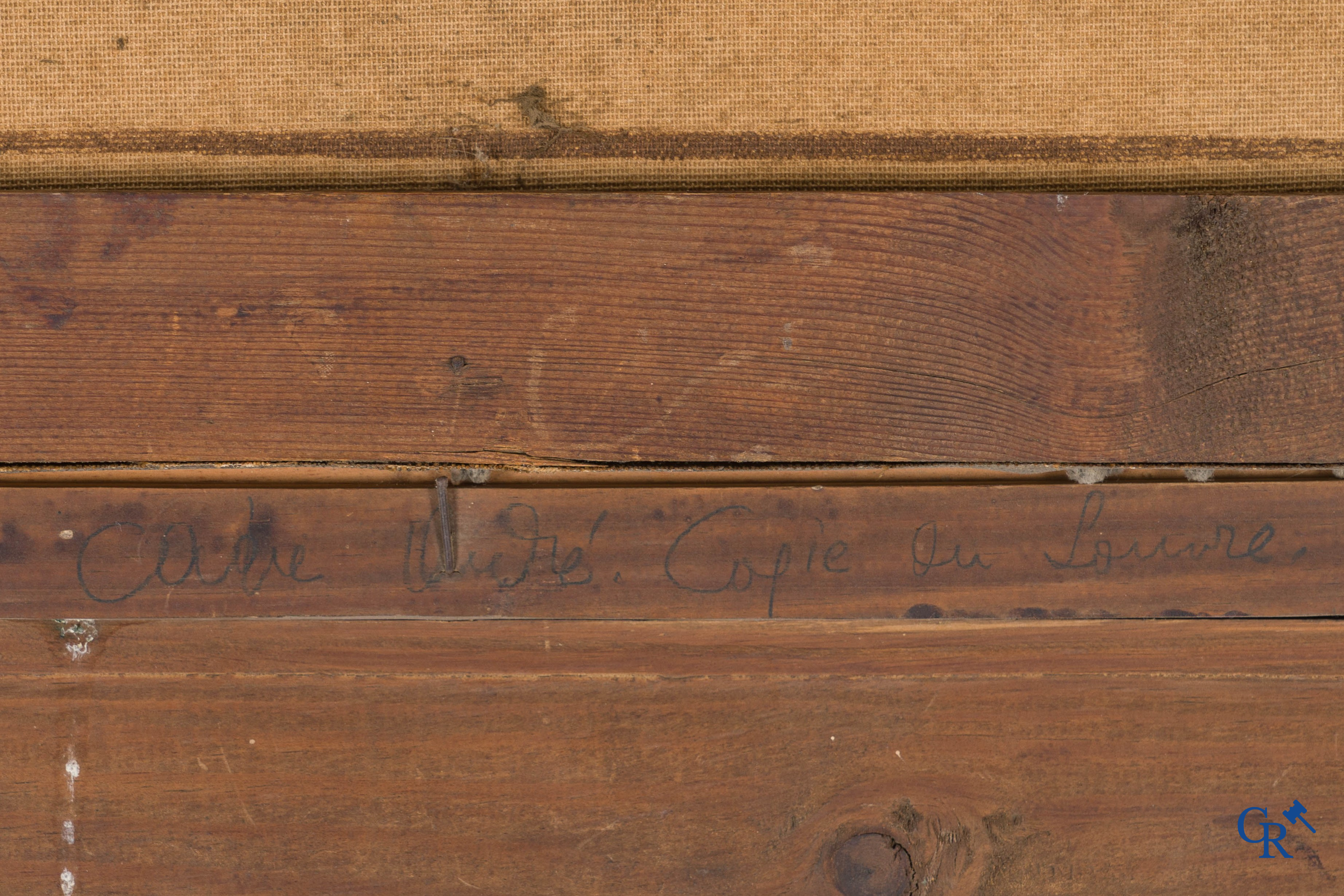 Simon A., d'après Francesco Guardi. Belle copie du tableau "Le Doge de Venise se rend à la Salute".