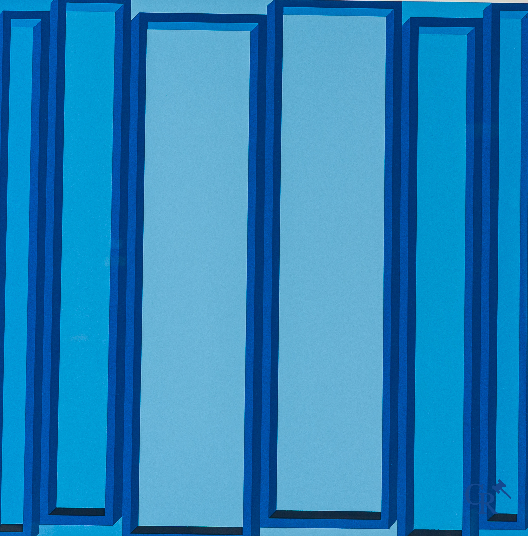 Willy Plompen, sans titre, 2 lithographies 1970 (8/50) et 1971 (17/75).