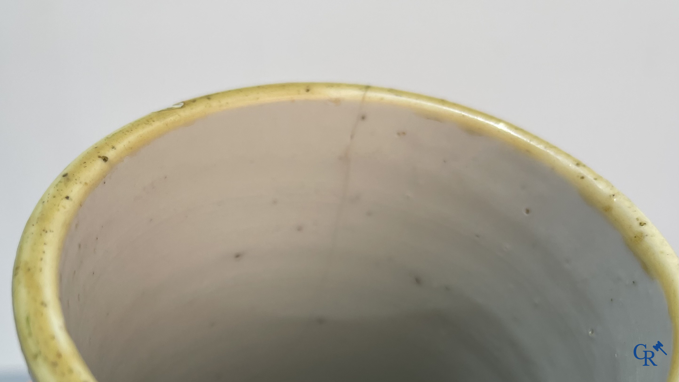 Asian Art, Chinese porcelain, a Chinese famille verte vase.