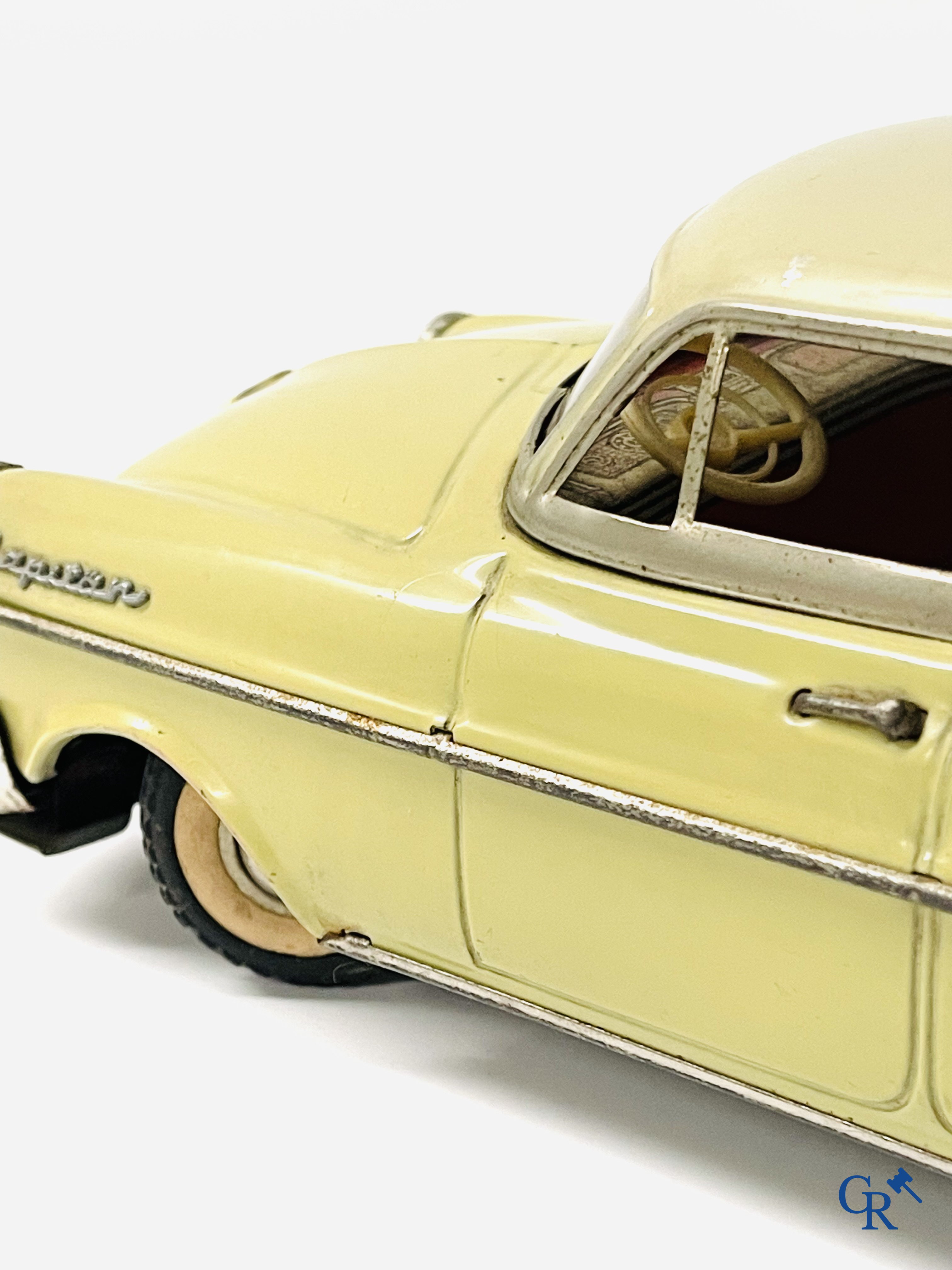 Old toys. Gama 400, Opel Kapitän in painted tin. Battery operated. 1950's.