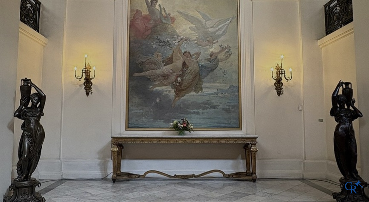 Albert-Ernest Carrier-Belleuse and Jean Boy foundry, 116 Rue de Turenne, Paris. Pair of water carriers. Circa 1860.