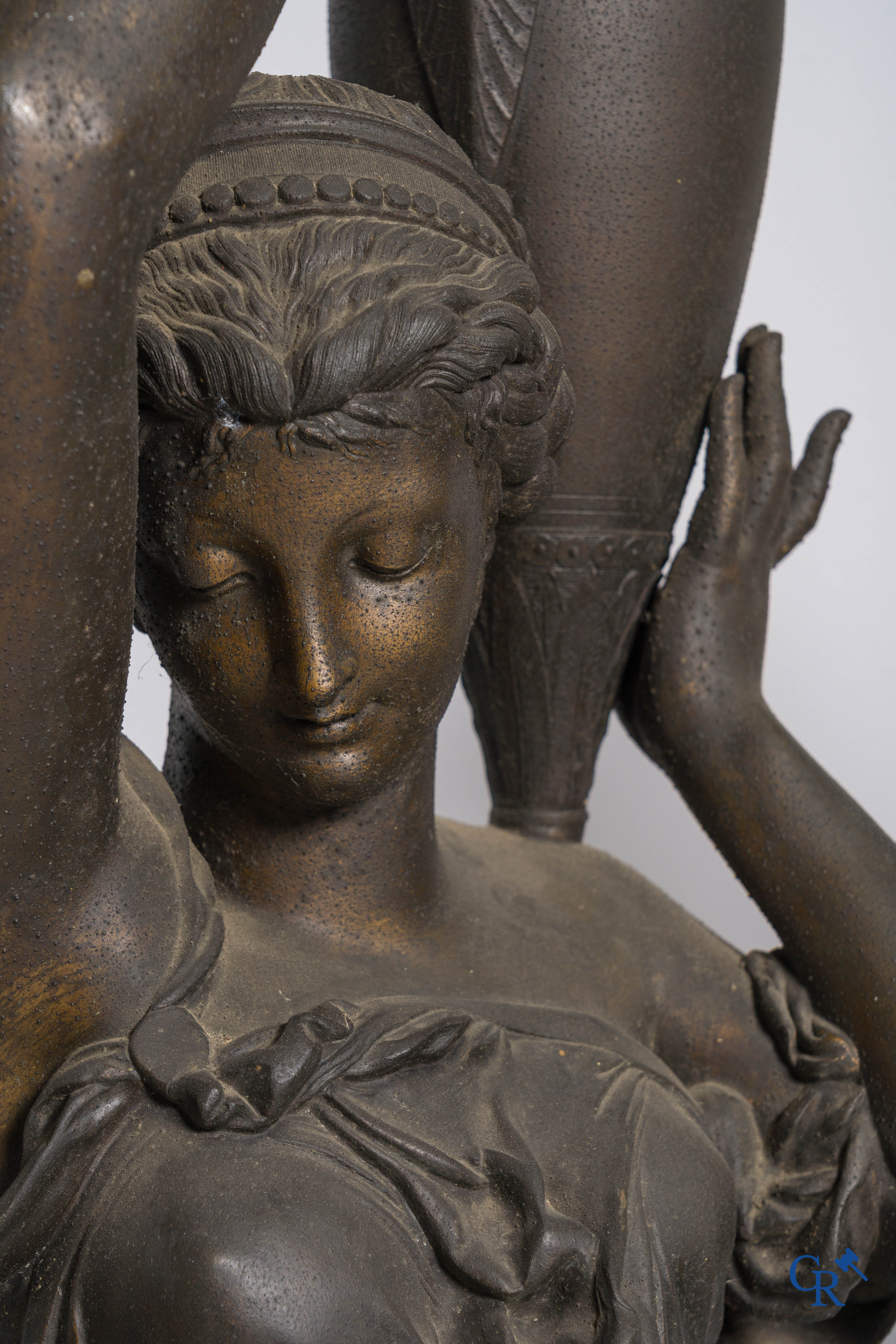 Albert-Ernest Carrier-Belleuse and Jean Boy foundry, 116 Rue de Turenne, Paris. Pair of water carriers. Circa 1860.