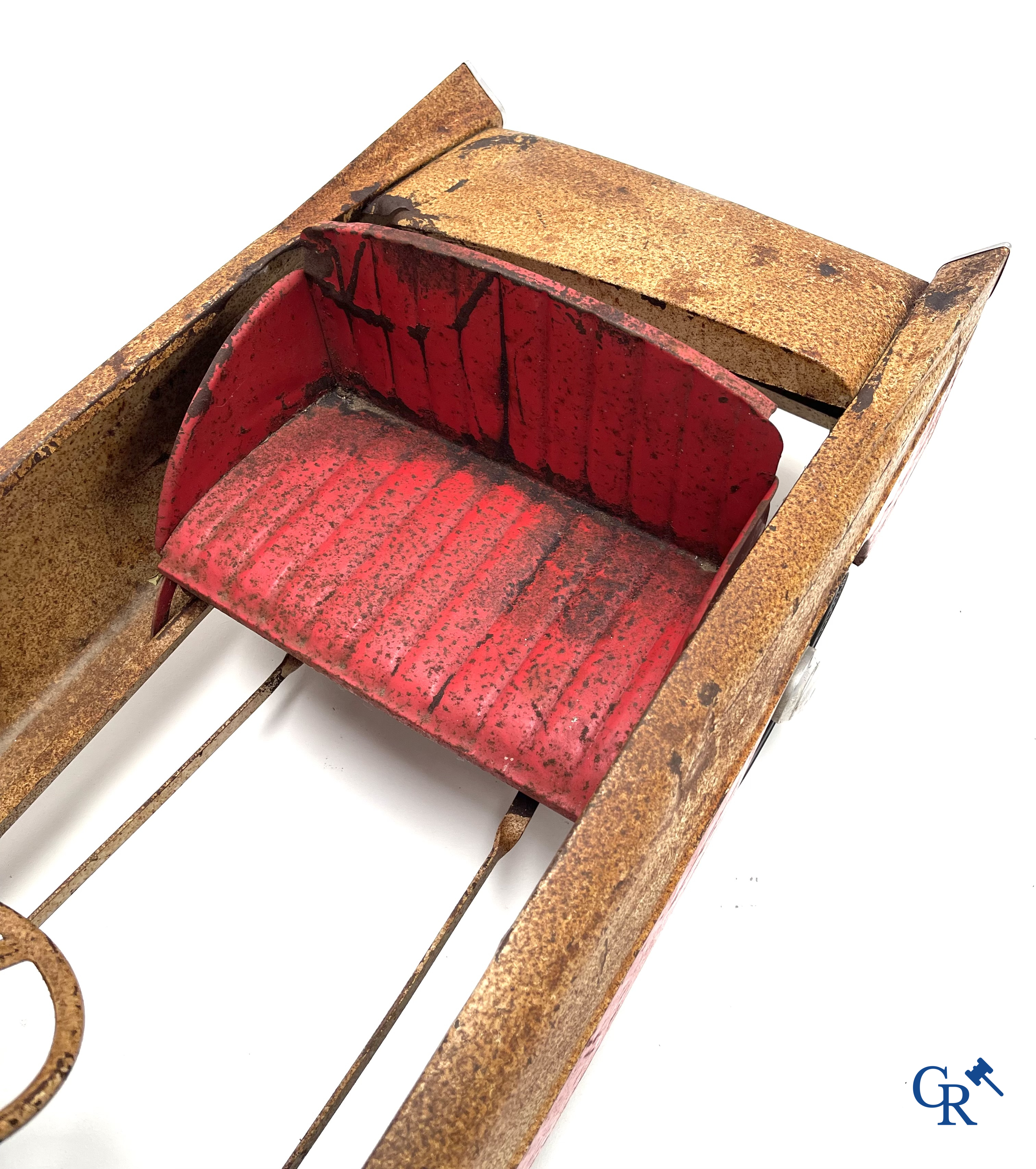 Pedal car, Euréka. Peugeot 404, in original colour. 1960's.