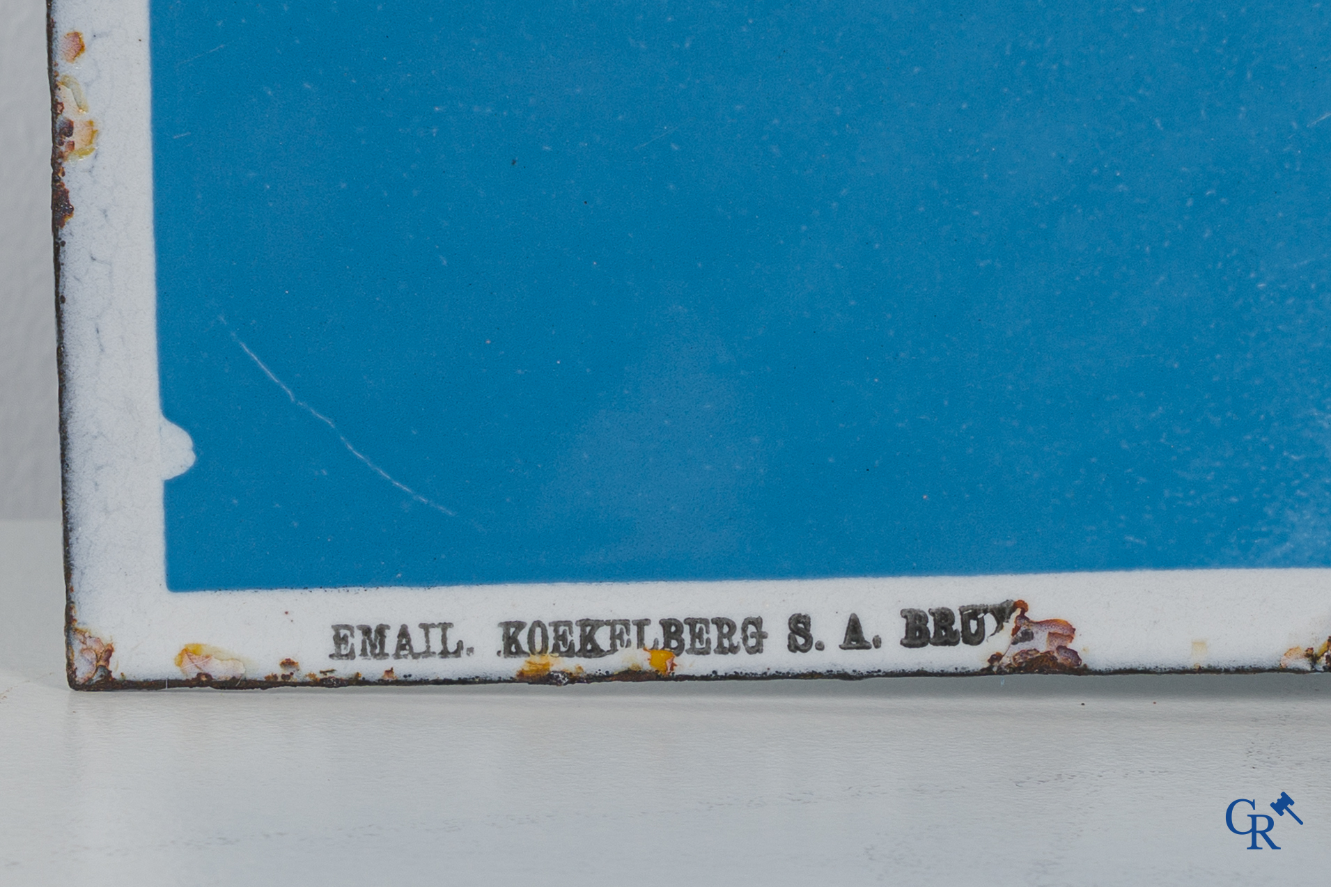 Cycles Alcyon, double-sided enamel advertising sign for the French bicycle brand Alcyon.