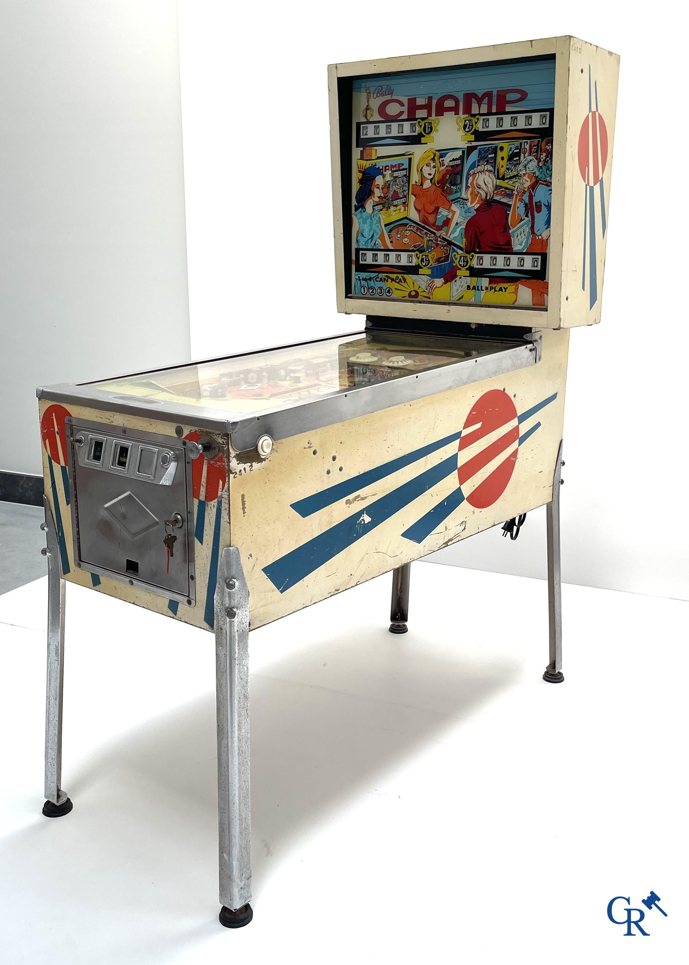 Bally. Electro-mechanical pinball machine "Champ" for 4 players. 1960's - 1970's.