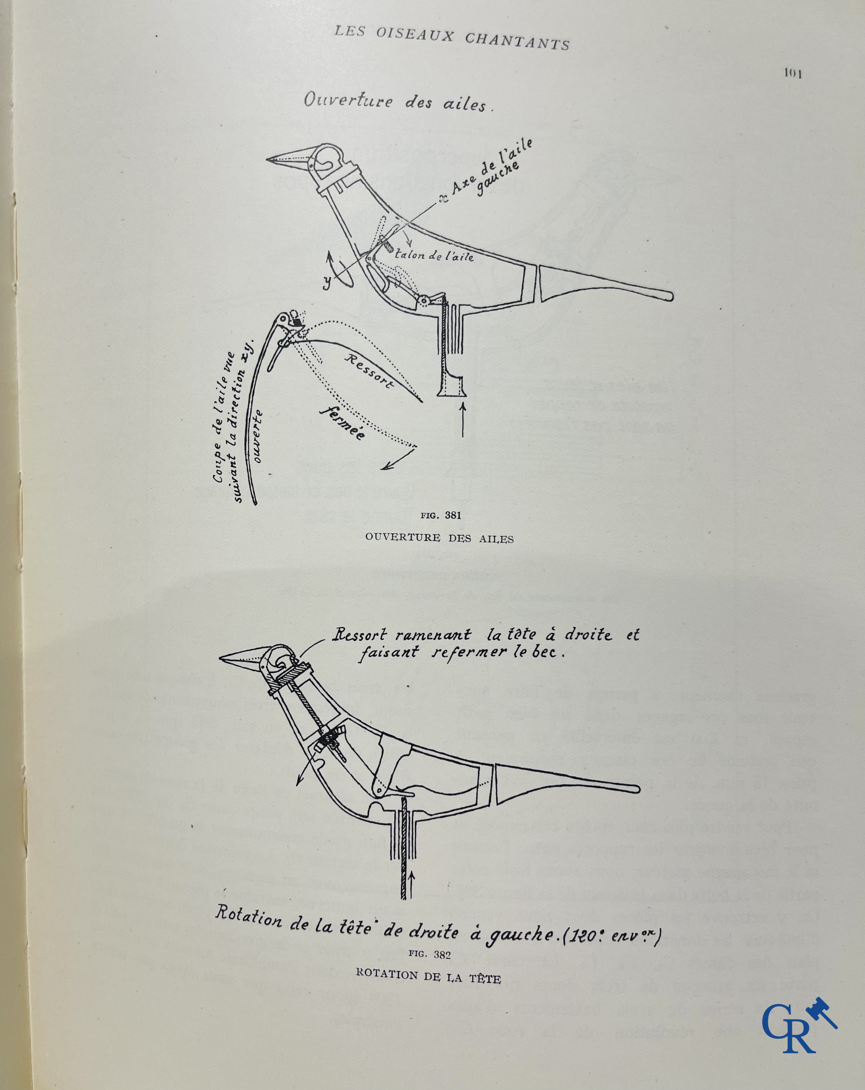Automaten. Zeldzame uitgave van "Le monde des automates." Alfred Chapuis et Edouard Gélis. Paris 1928.