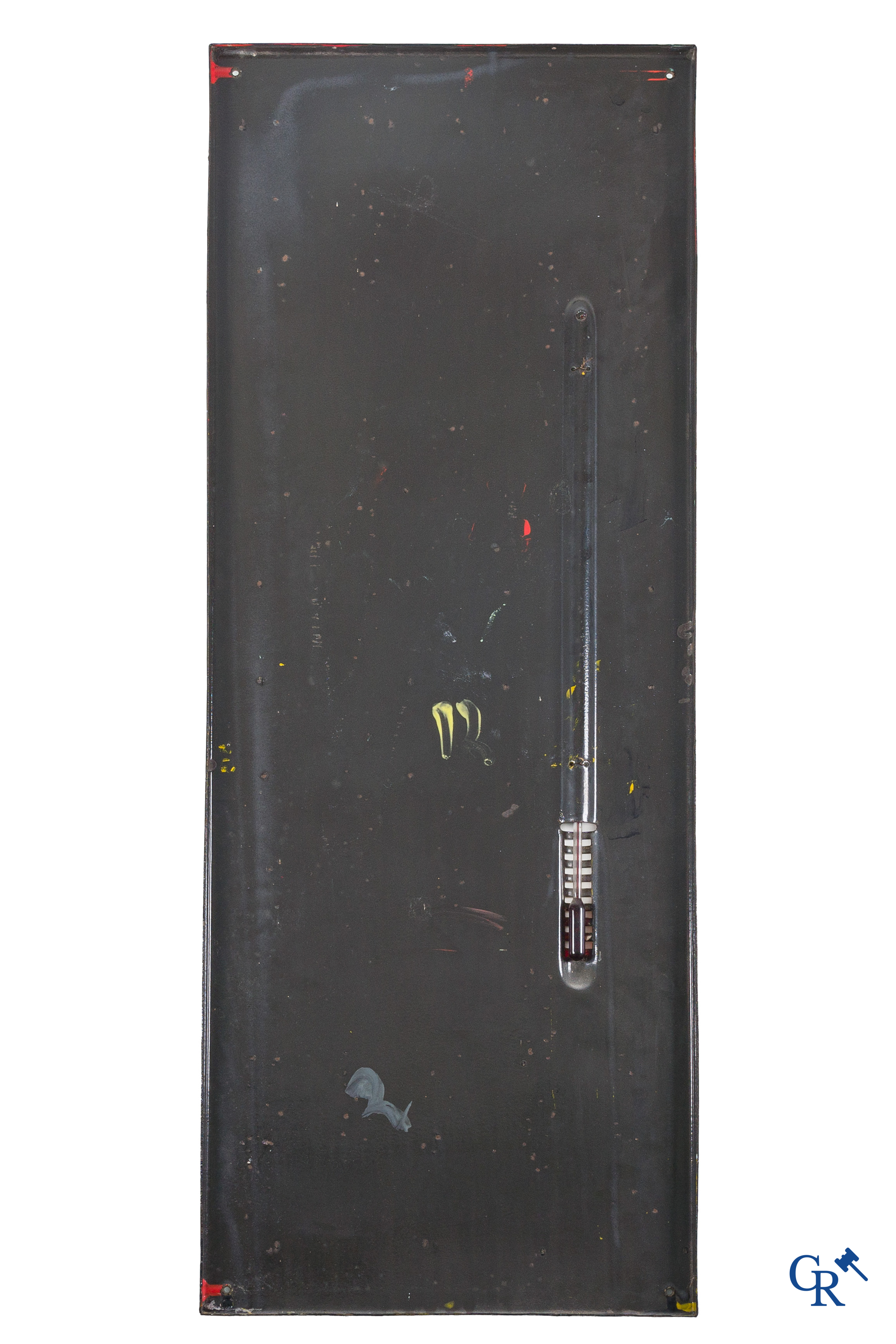 Chocolat Pupier, plaque émaillée illustré du personnage de Jean D'Ylen, vers 1930.