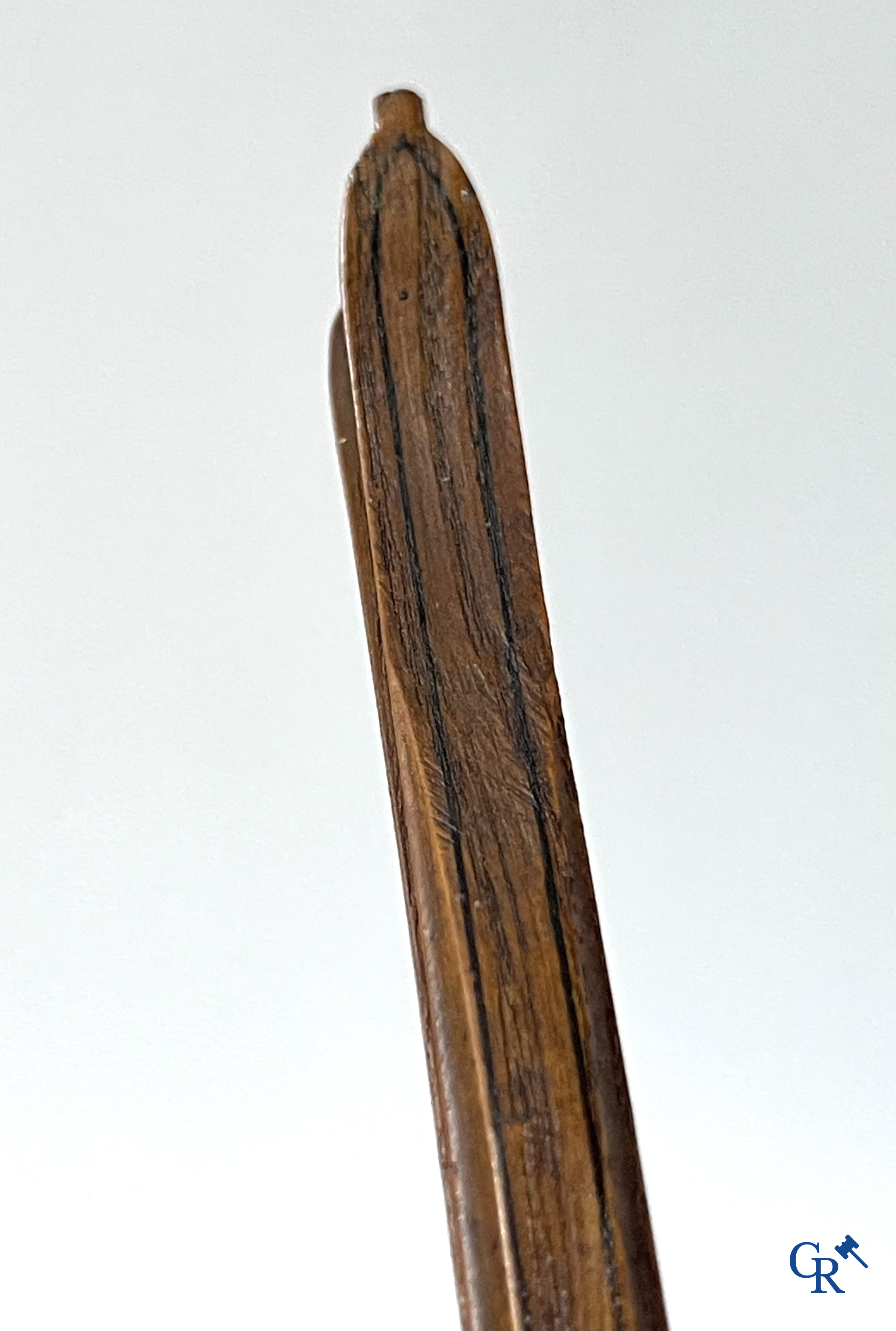 Hertwig en Company, Katzhütte, Thuringia. A skier in fine polychrome and glazed pottery. Circa 1930.