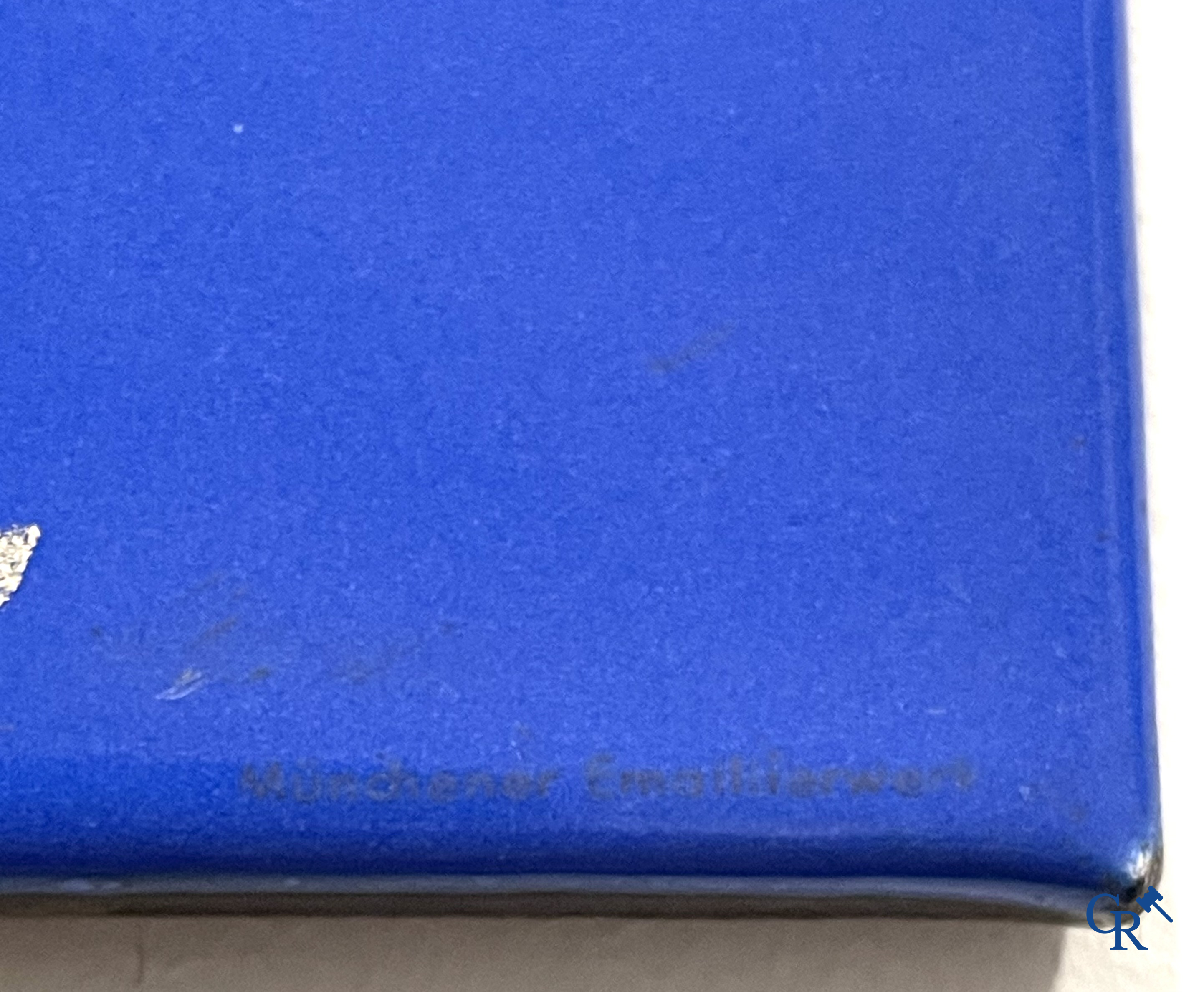 Sachs Moped-service, Emaille reclamebord voor Sachs motorfietsen. Titan-Email, Münchener Emaillierwerk.