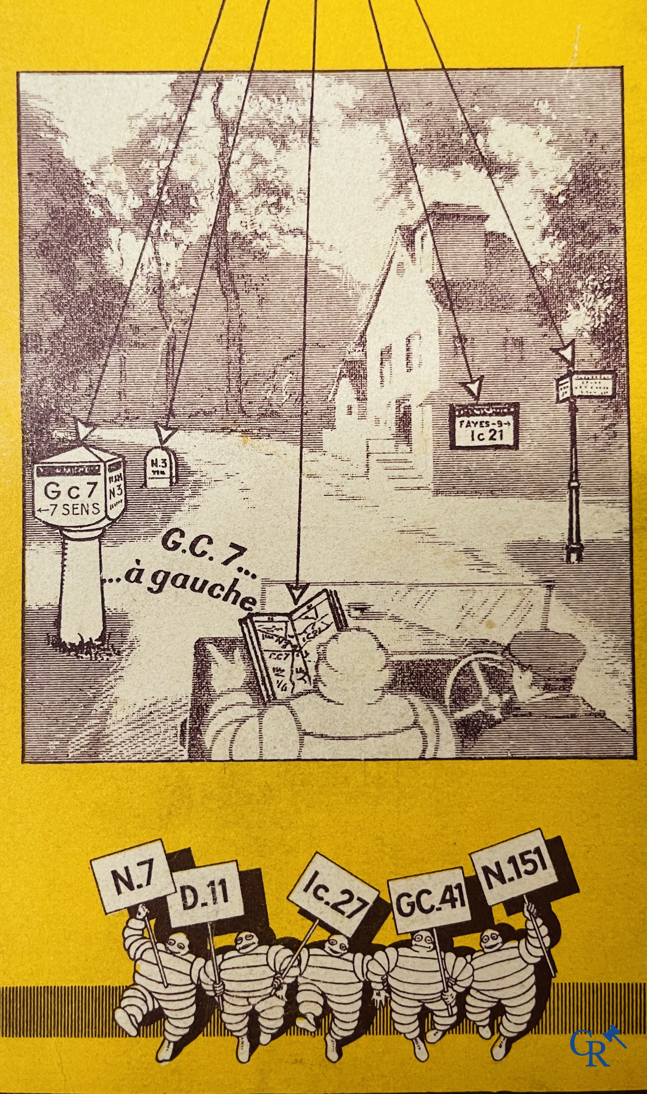 Michelin, an interesting lot with Michelin objects, mainly from the 1920's and 1930's.