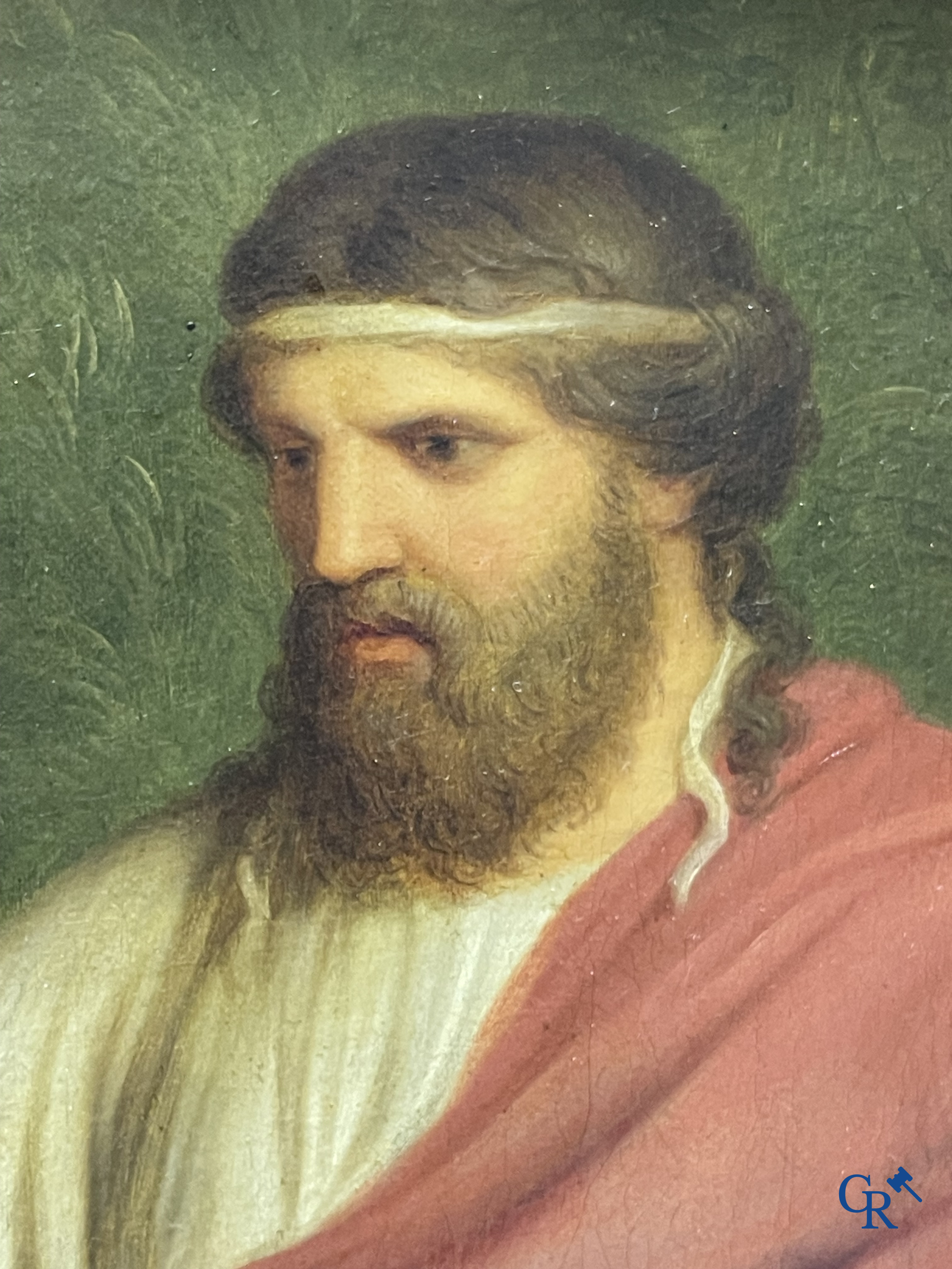 Andries Cornelis Lens (1739-1822) Oil on canvas. Painting in the typical neoclassical style.