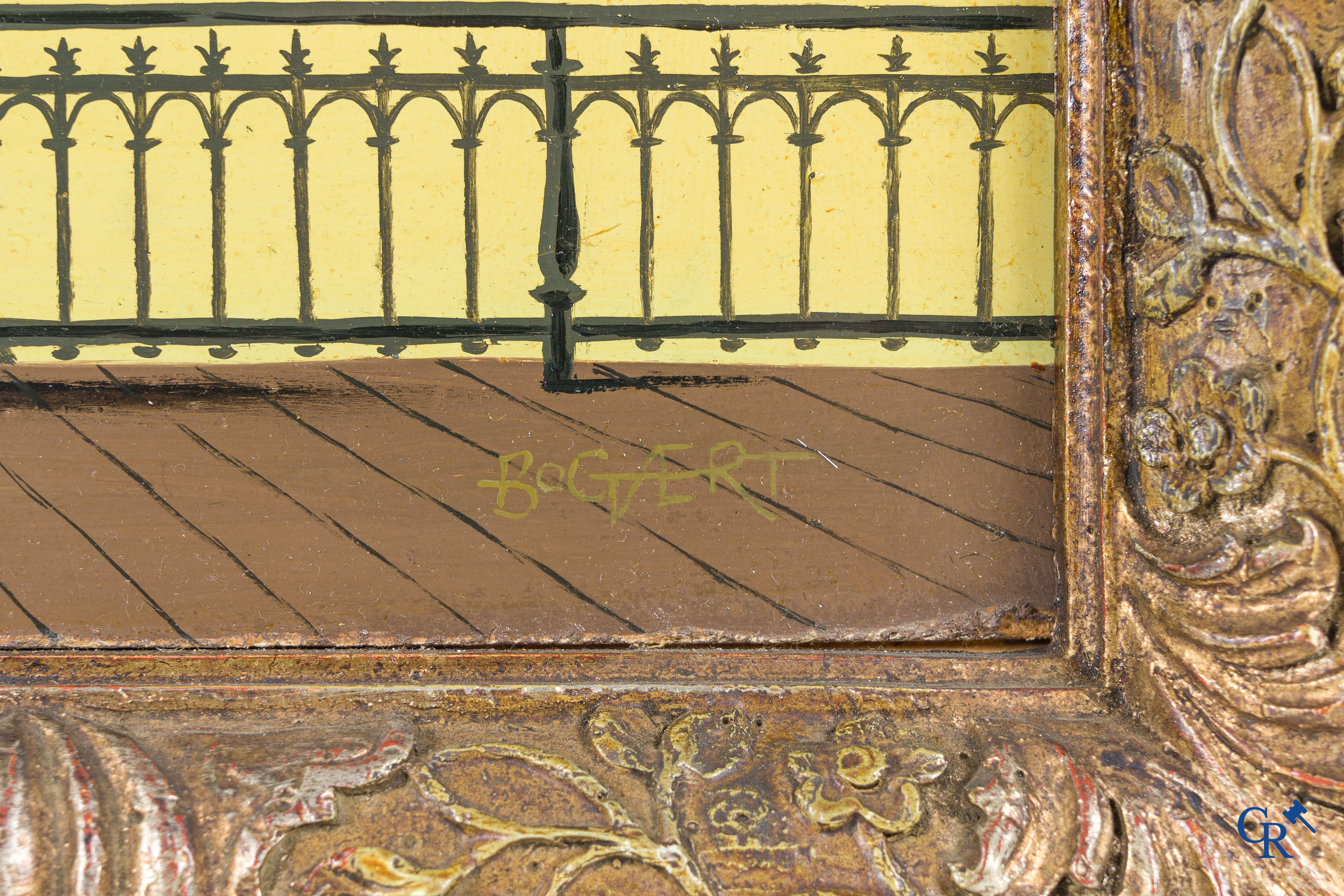 Gaston Bogaert (1918-2008) (*) "Les Cuprites" olie op paneel.