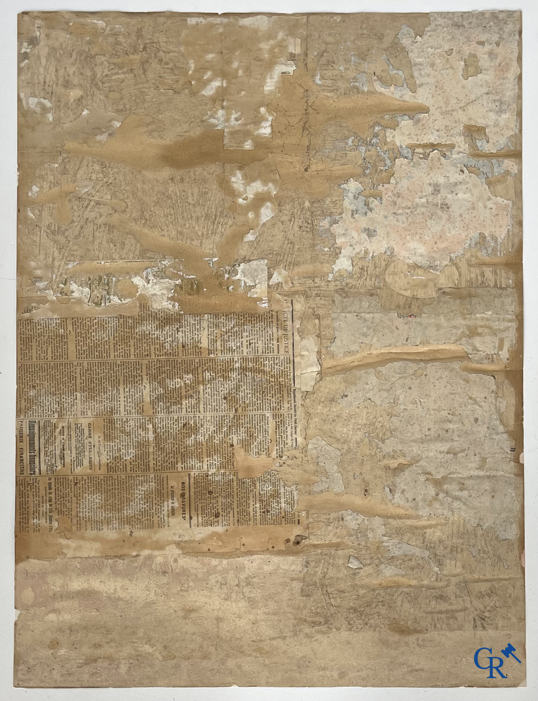 Léon Hingre (1860-1926) Pneu Vélo Michelin. Beautiful poster for Michelin bicycle tires. Around 1910.