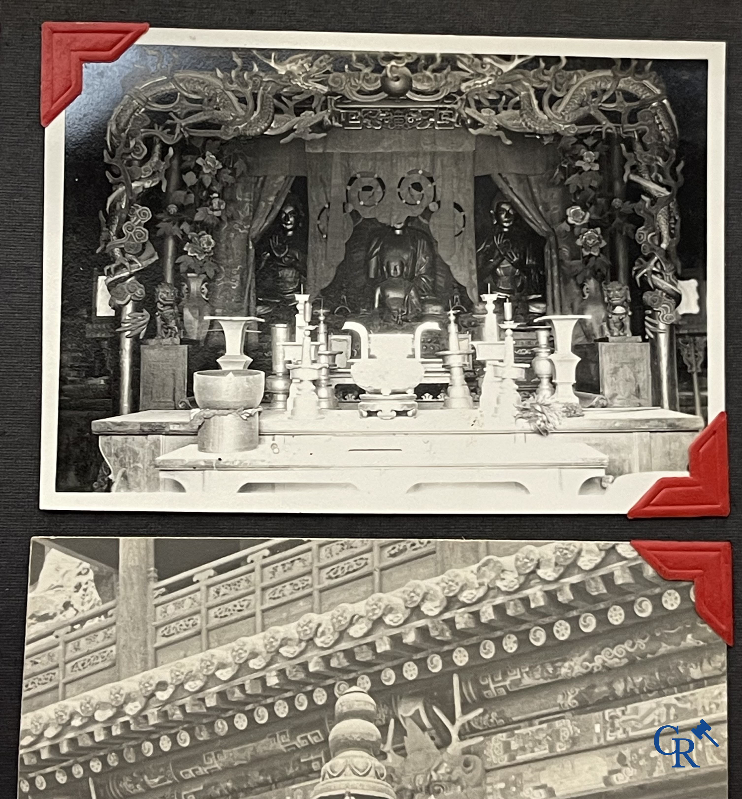 Aziatica, een belangrijk album met reisfoto's uit China. Onder andere Datong, Peking, Beijing, Hohhot, enz. Circa 1900.